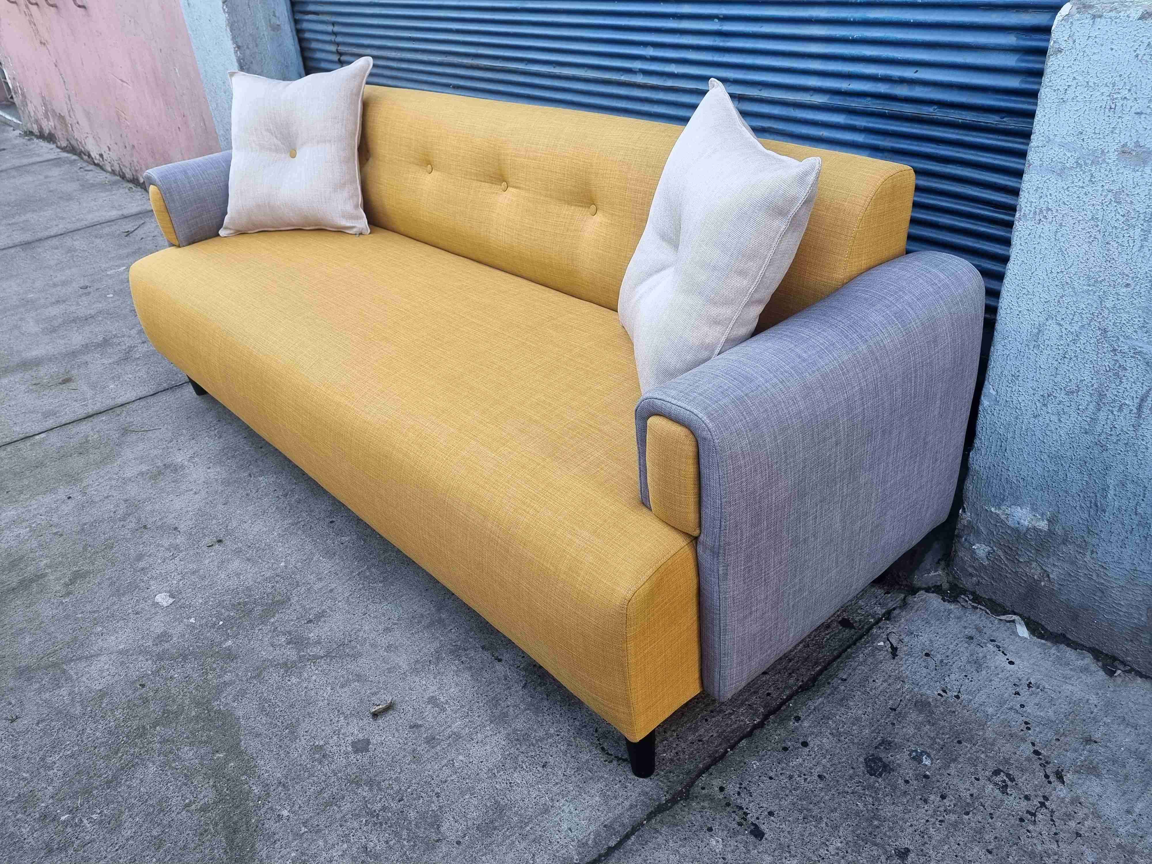 Sofá botone lino - miniatura 5