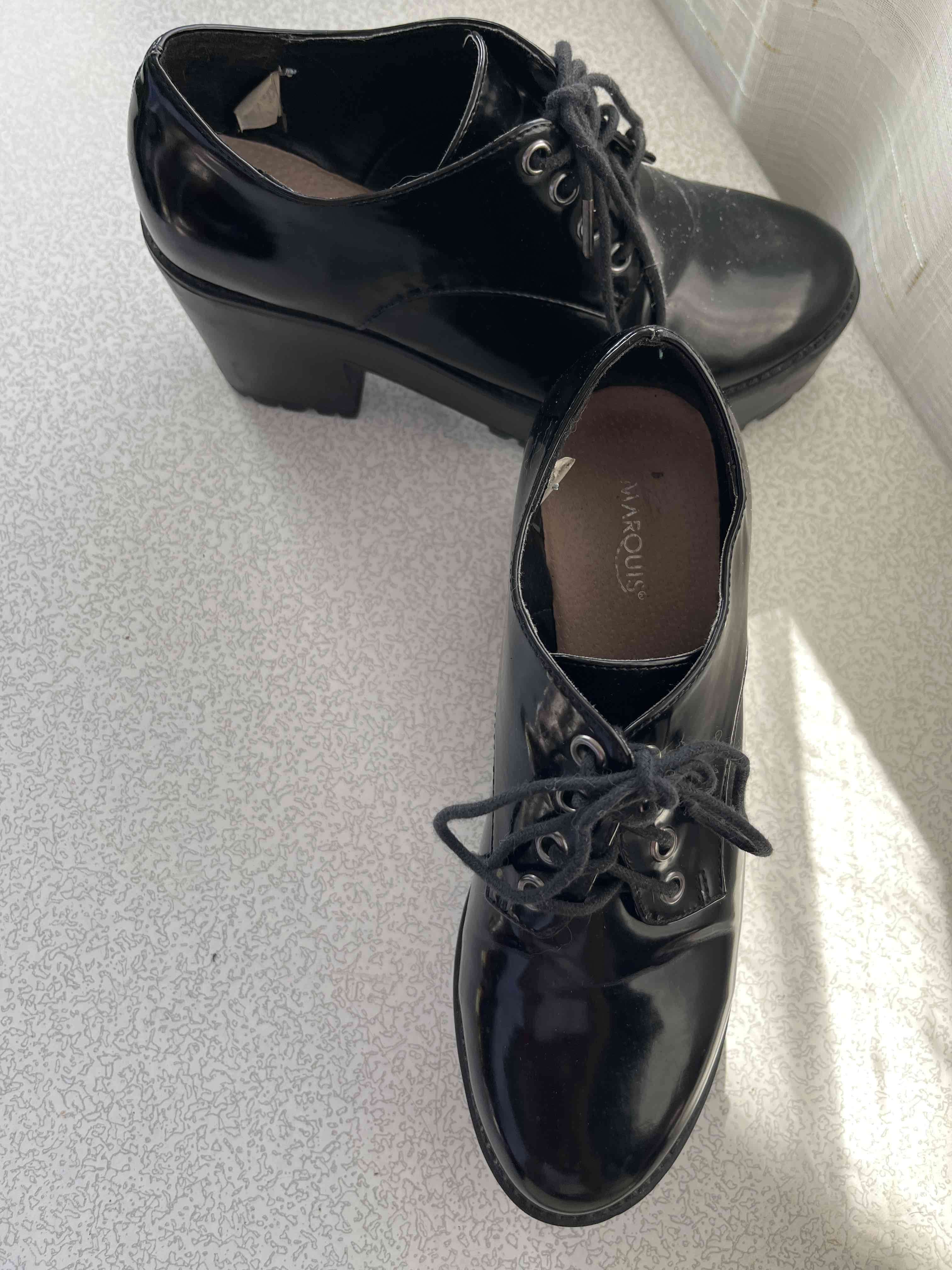 Zapatos de plataforma negros Marquis - miniatura 2