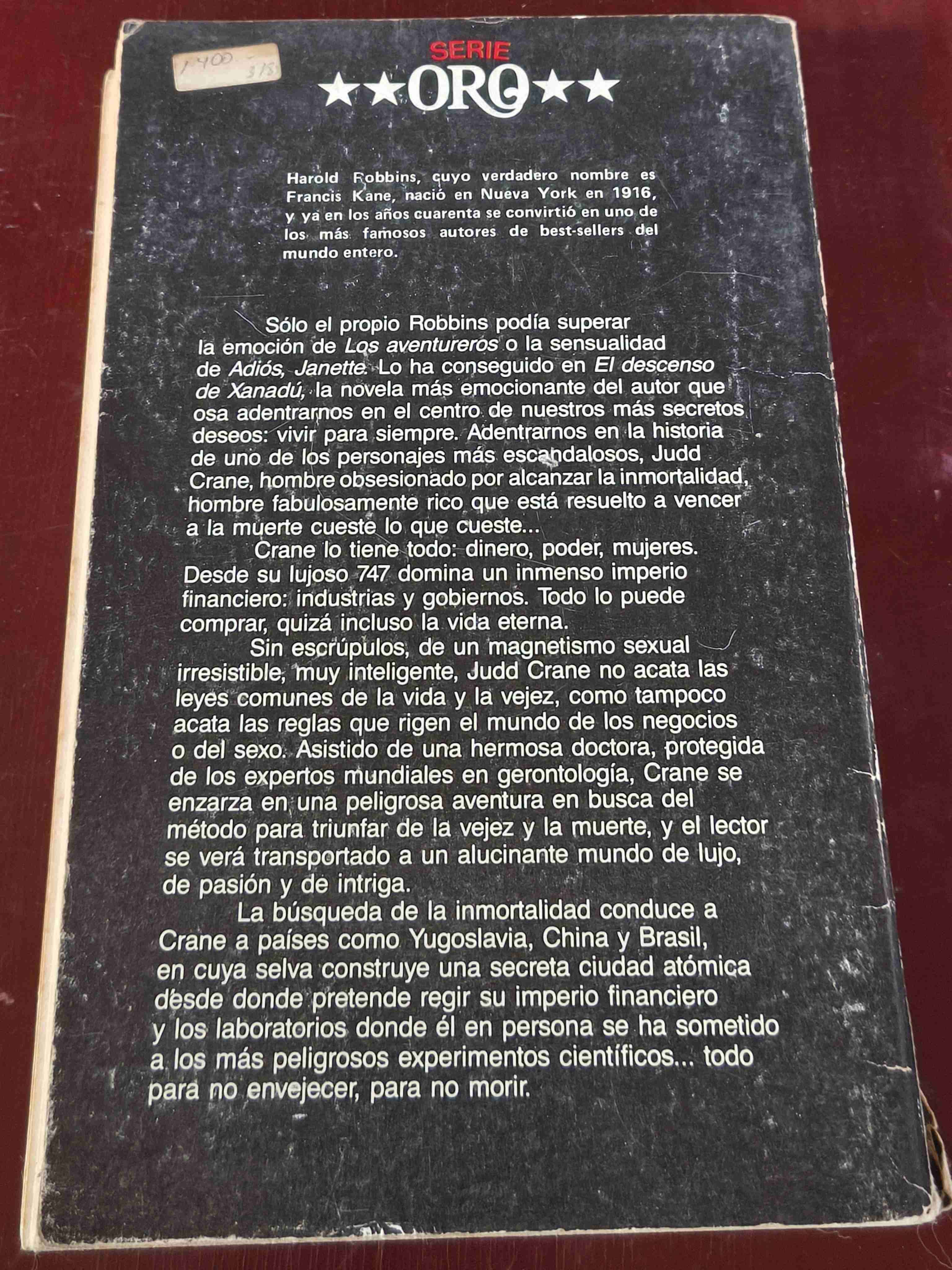 Libro 'El Descenso de Xanadú' - miniatura 2