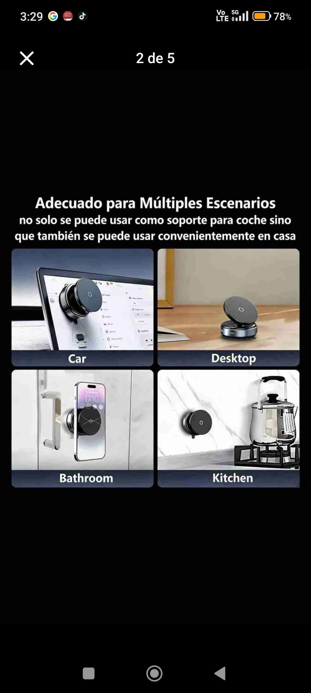 Soporte magnético para auto - miniatura 2