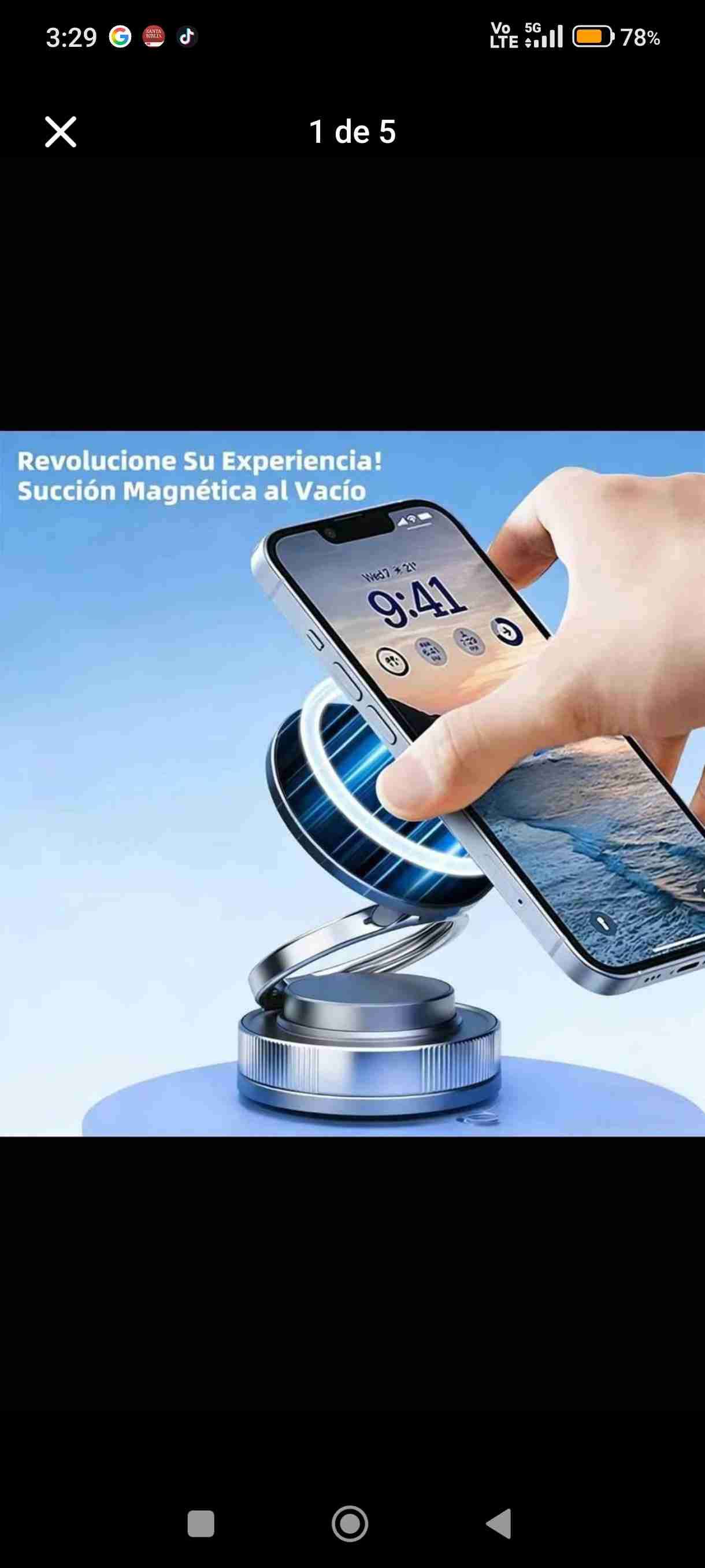 Soporte magnético para auto - miniatura 3