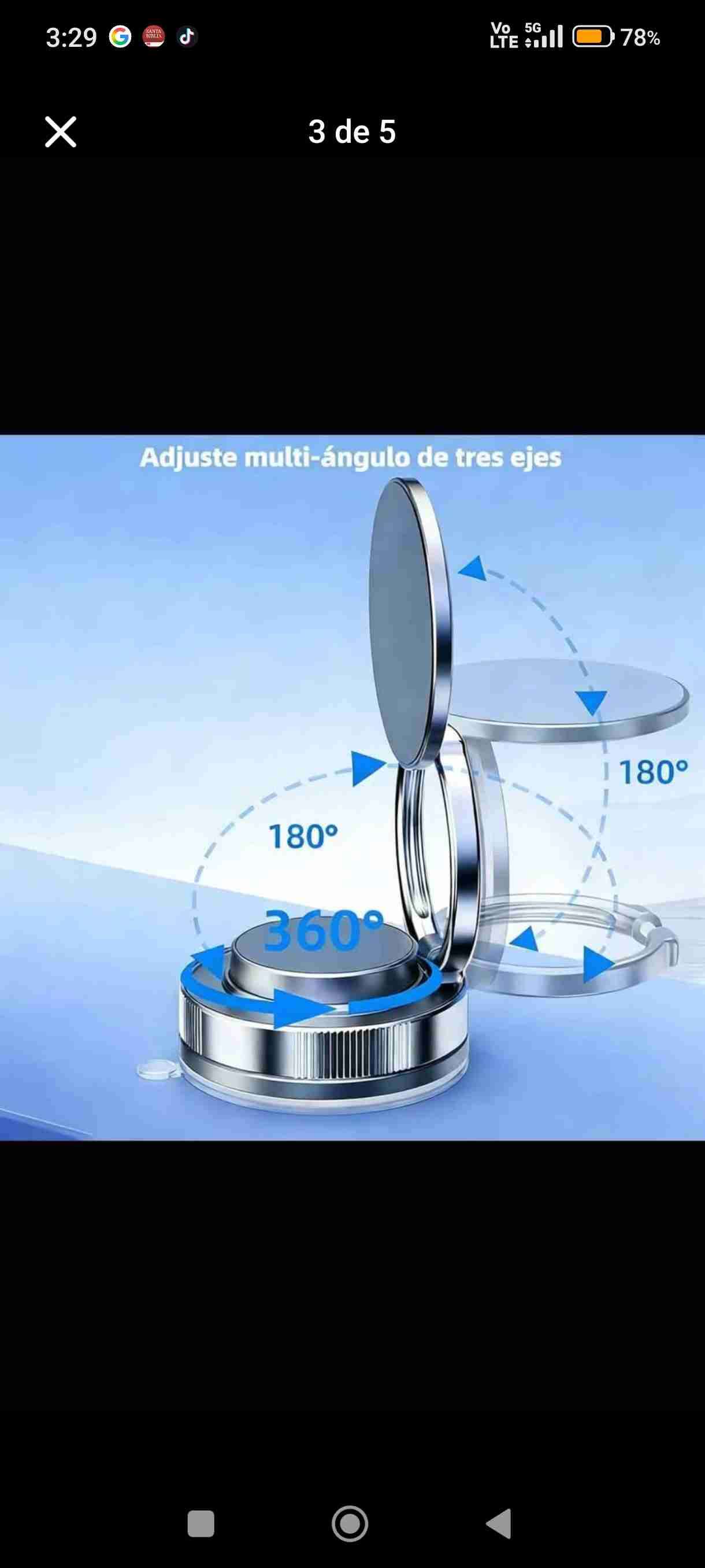 Soporte magnético para auto - miniatura 4