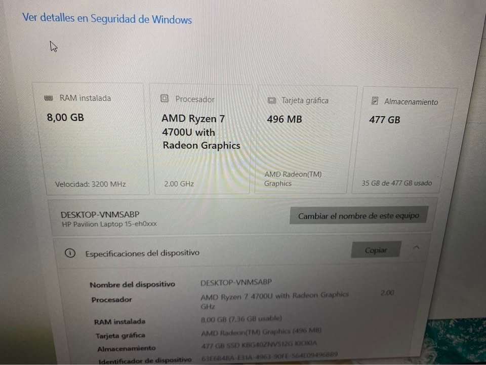 Laptop HP Pavilion 15.6 pulg azul - miniatura 2