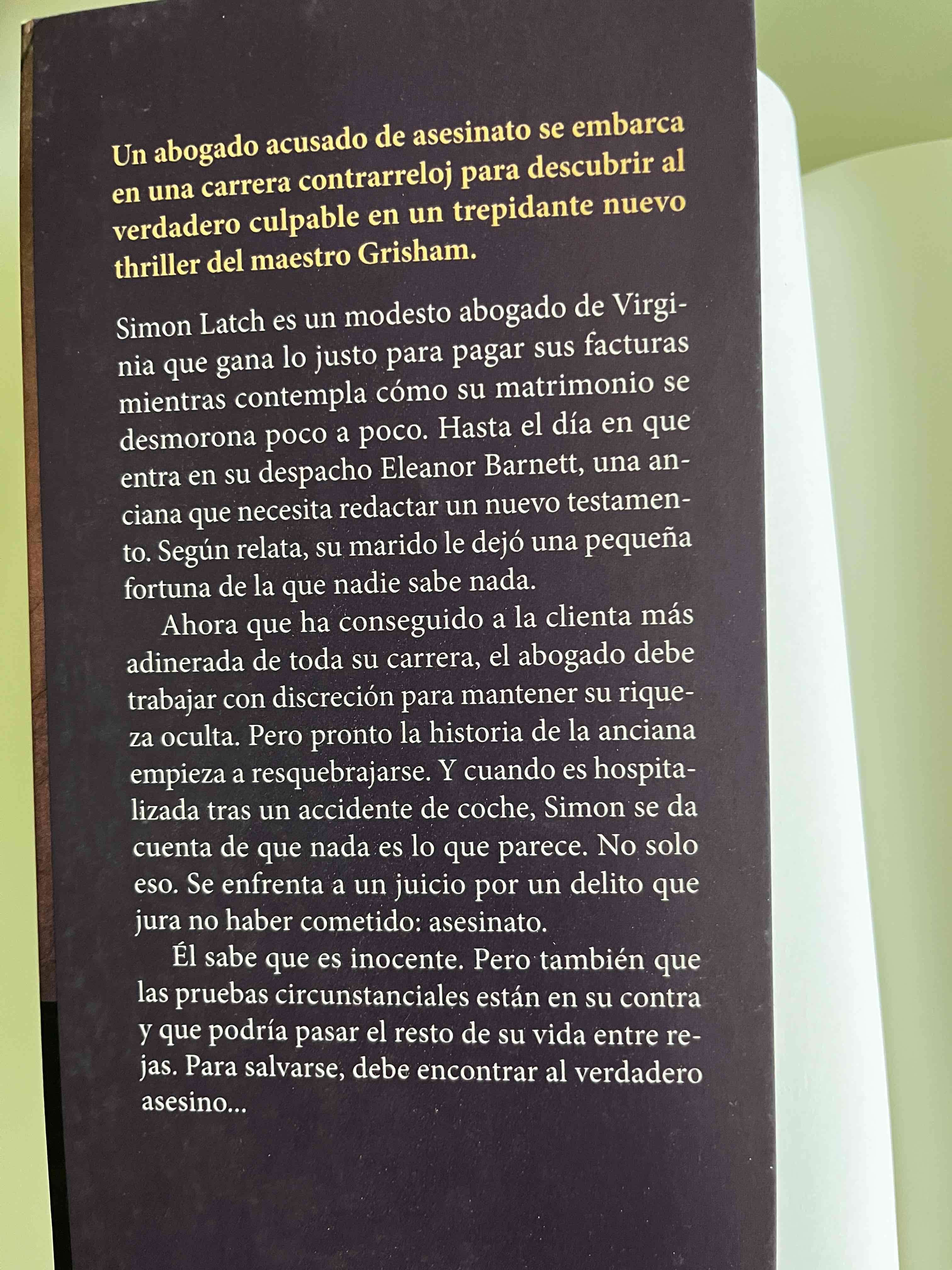 Libro 'La Viuda' de John Grisham - miniatura 2