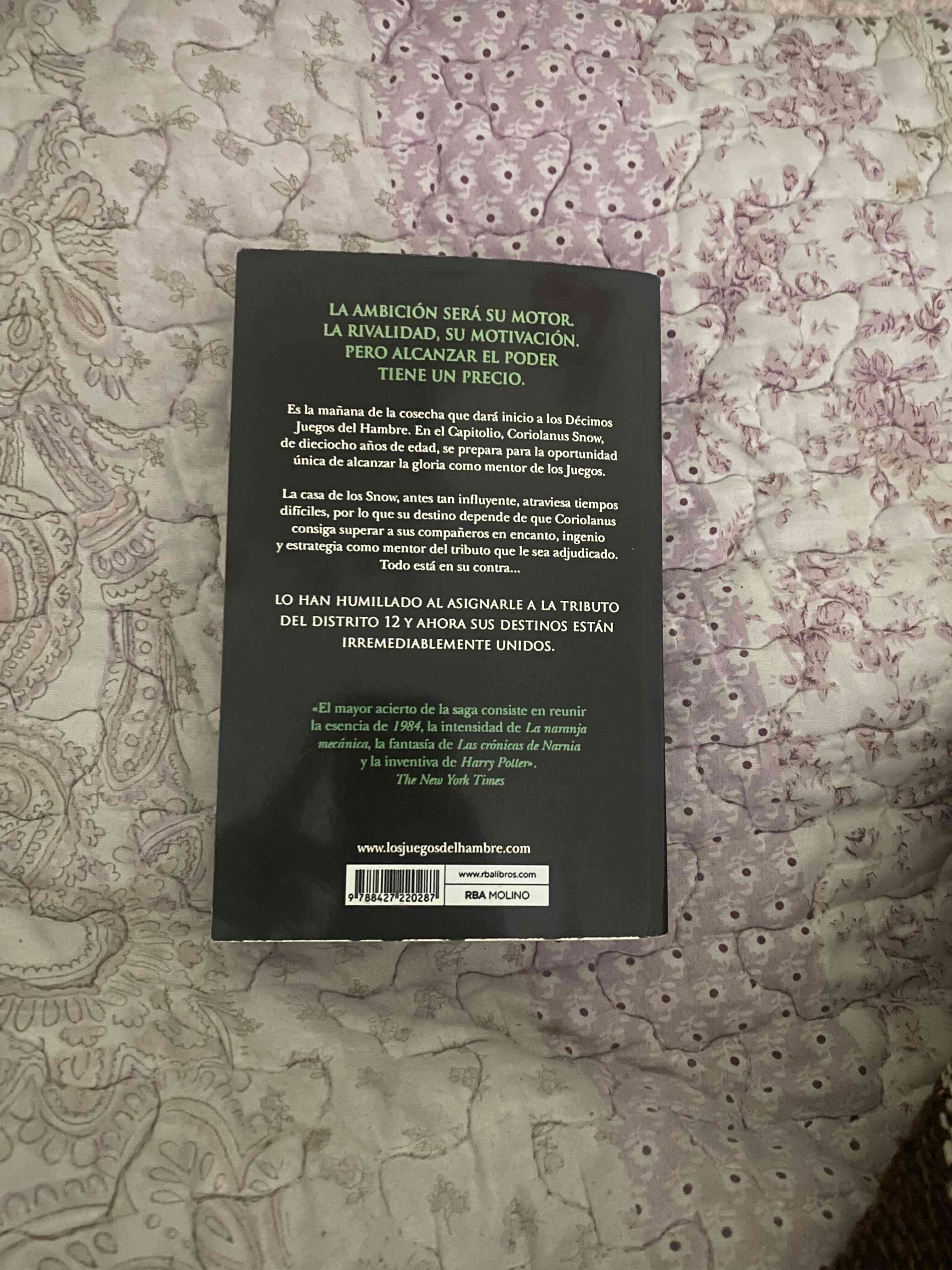 Libro 'Balada de Pájaros Cantores y Serpientes' - miniatura 2