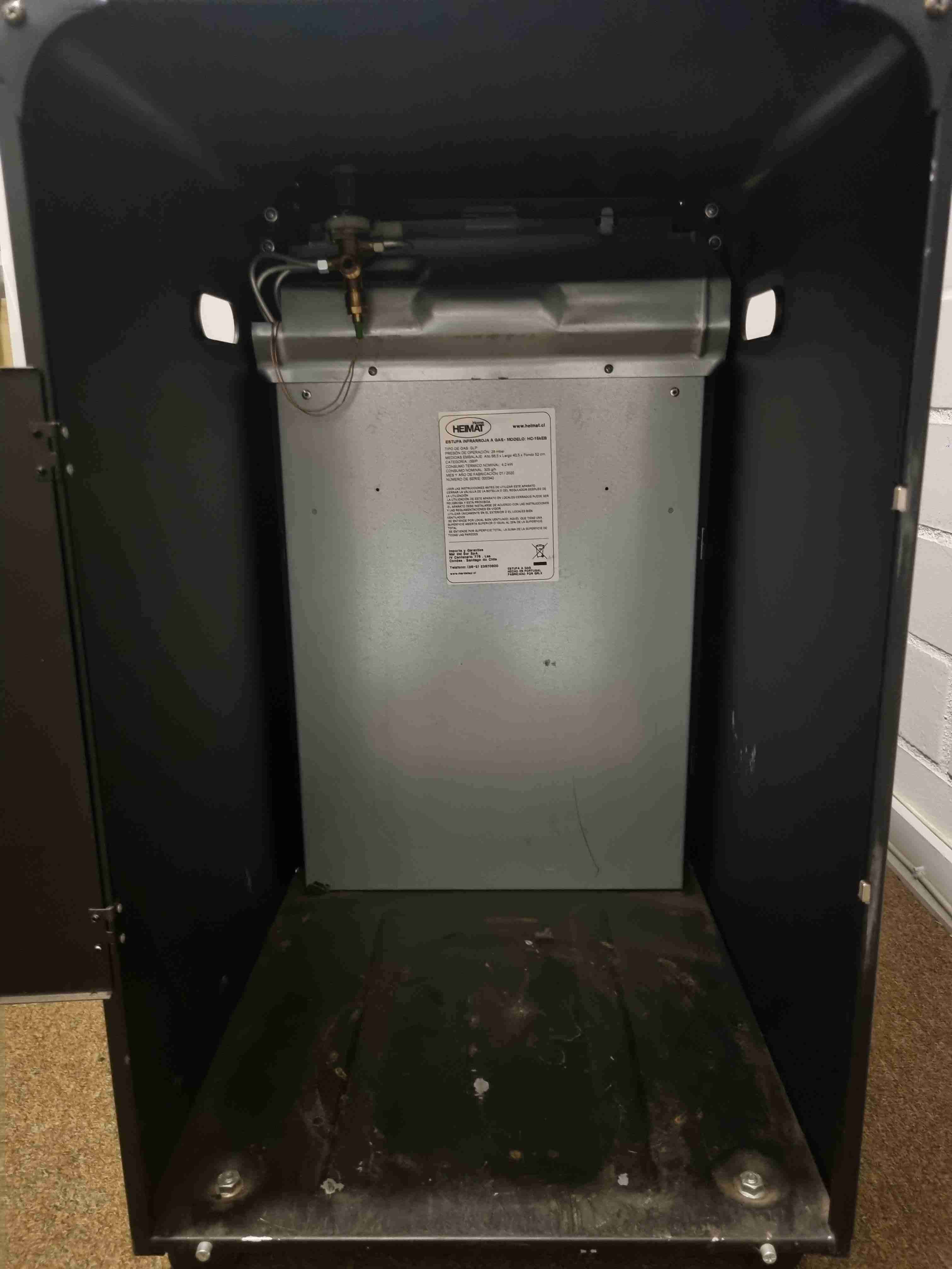 Estufa a gas portátil Heimat - miniatura 5