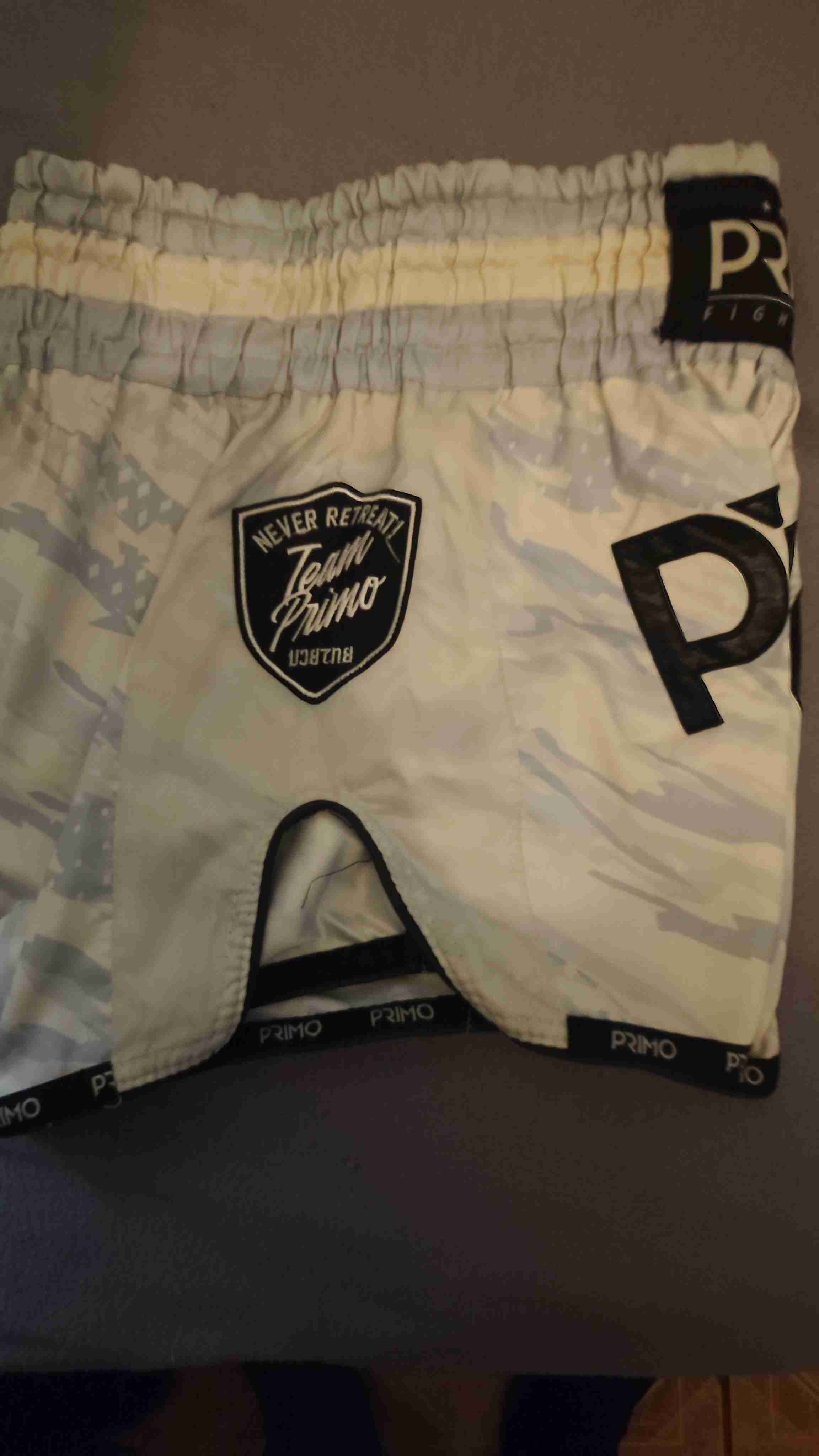 Shorts deportivos Primo blancos - miniatura 3