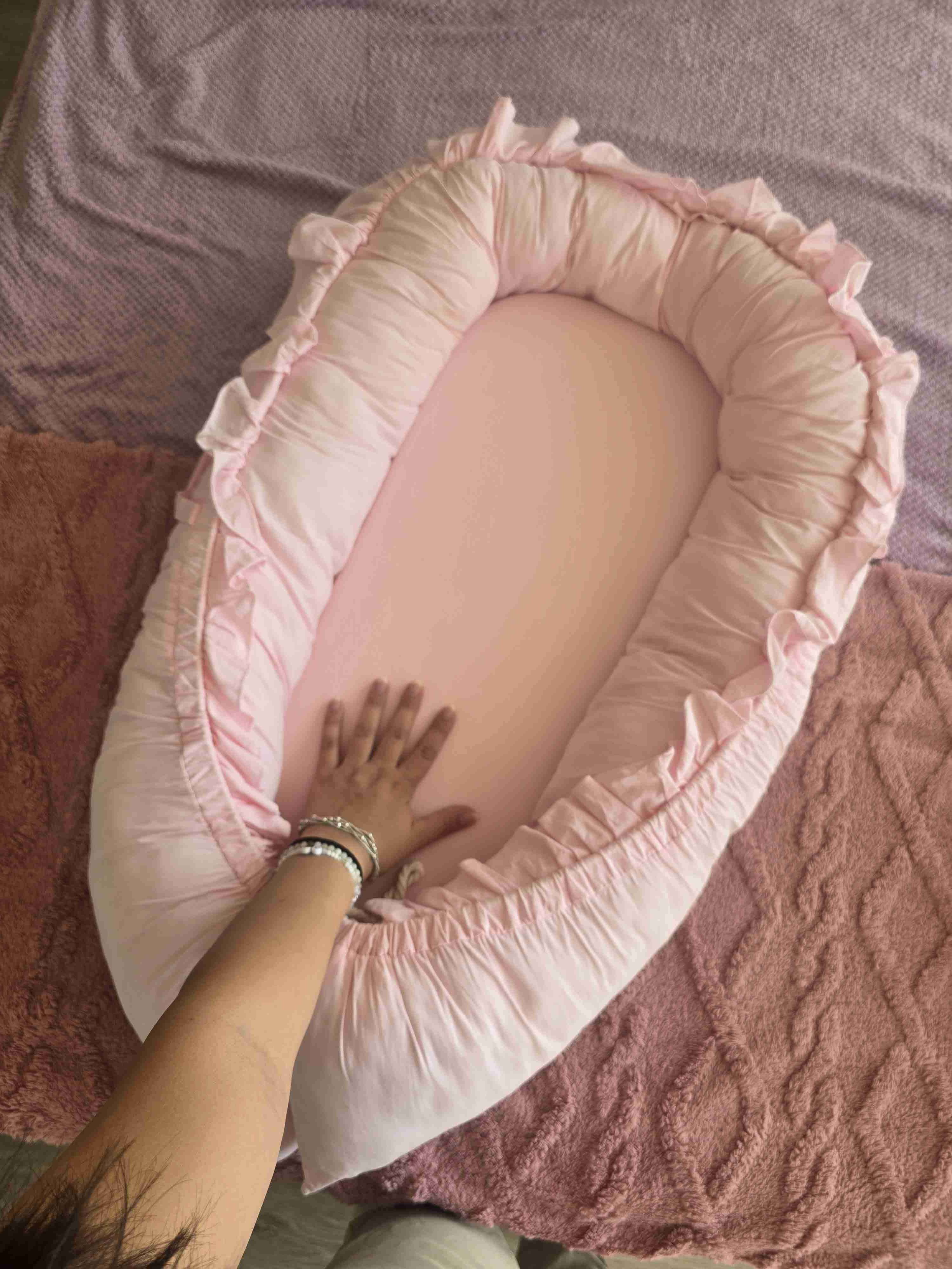 Cuna nido para bebé rosada - miniatura 4