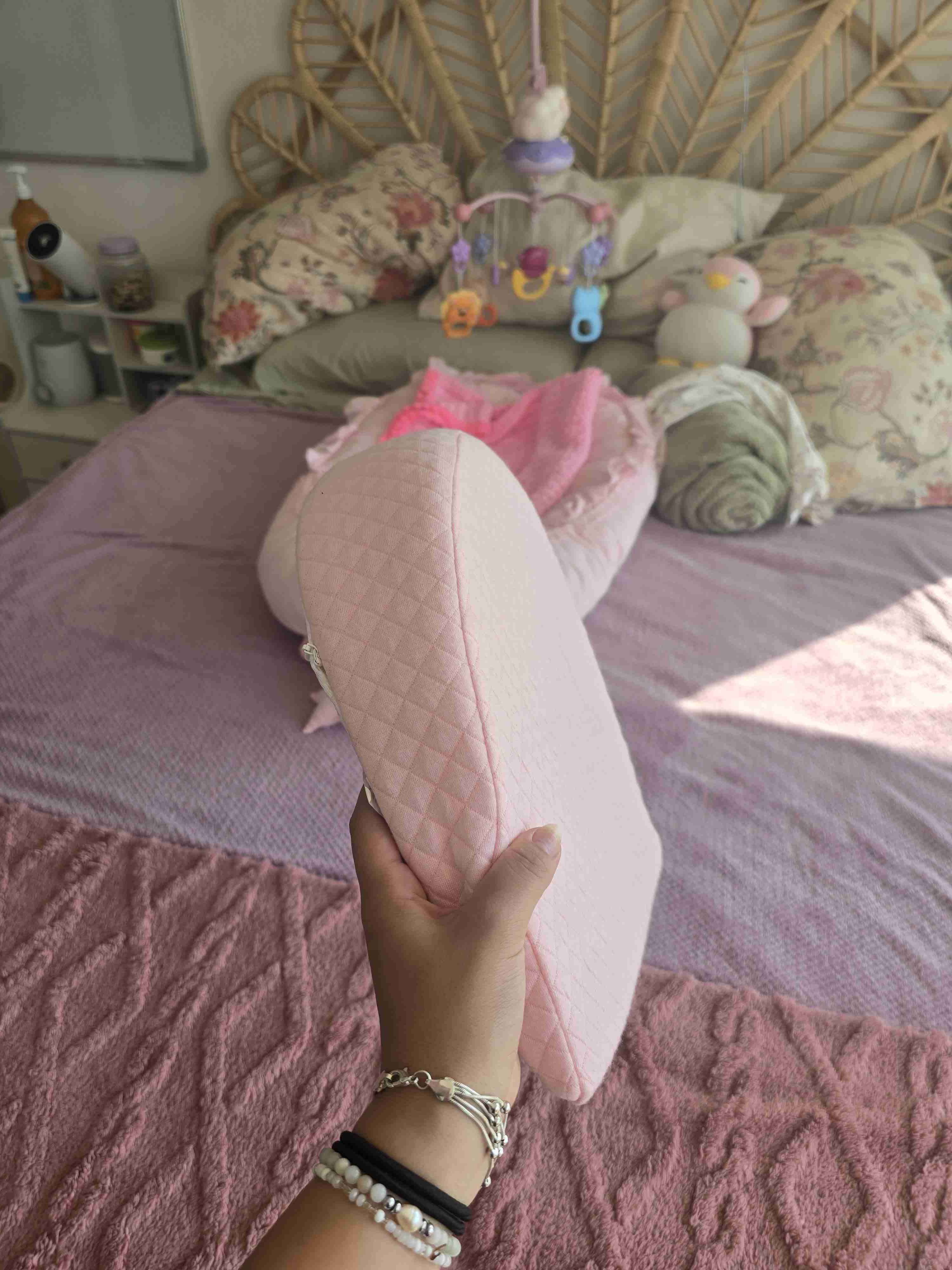 Cuna nido para bebé rosada - miniatura 5