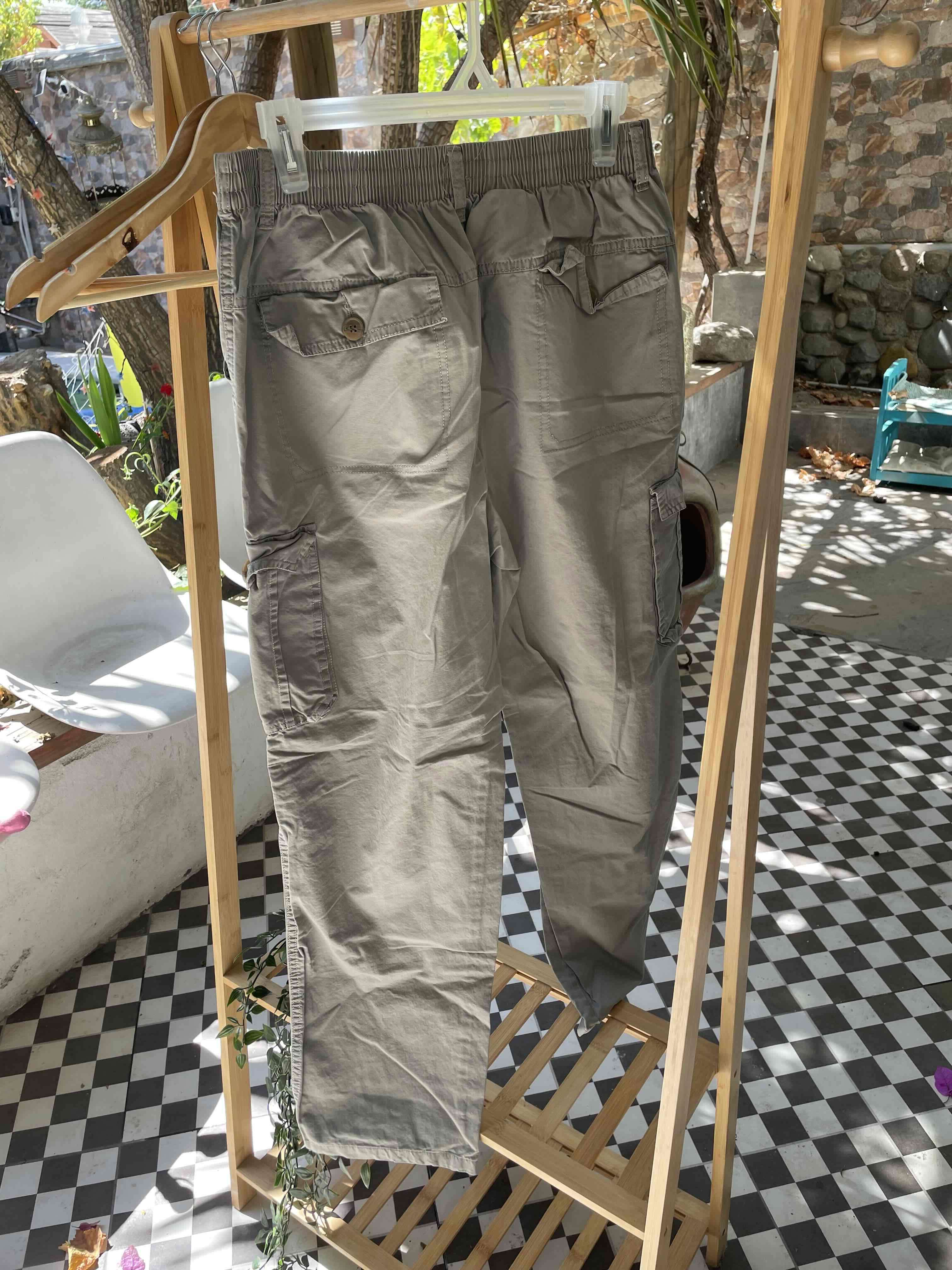 Pantalones cargo beige talla M-L - miniatura 2