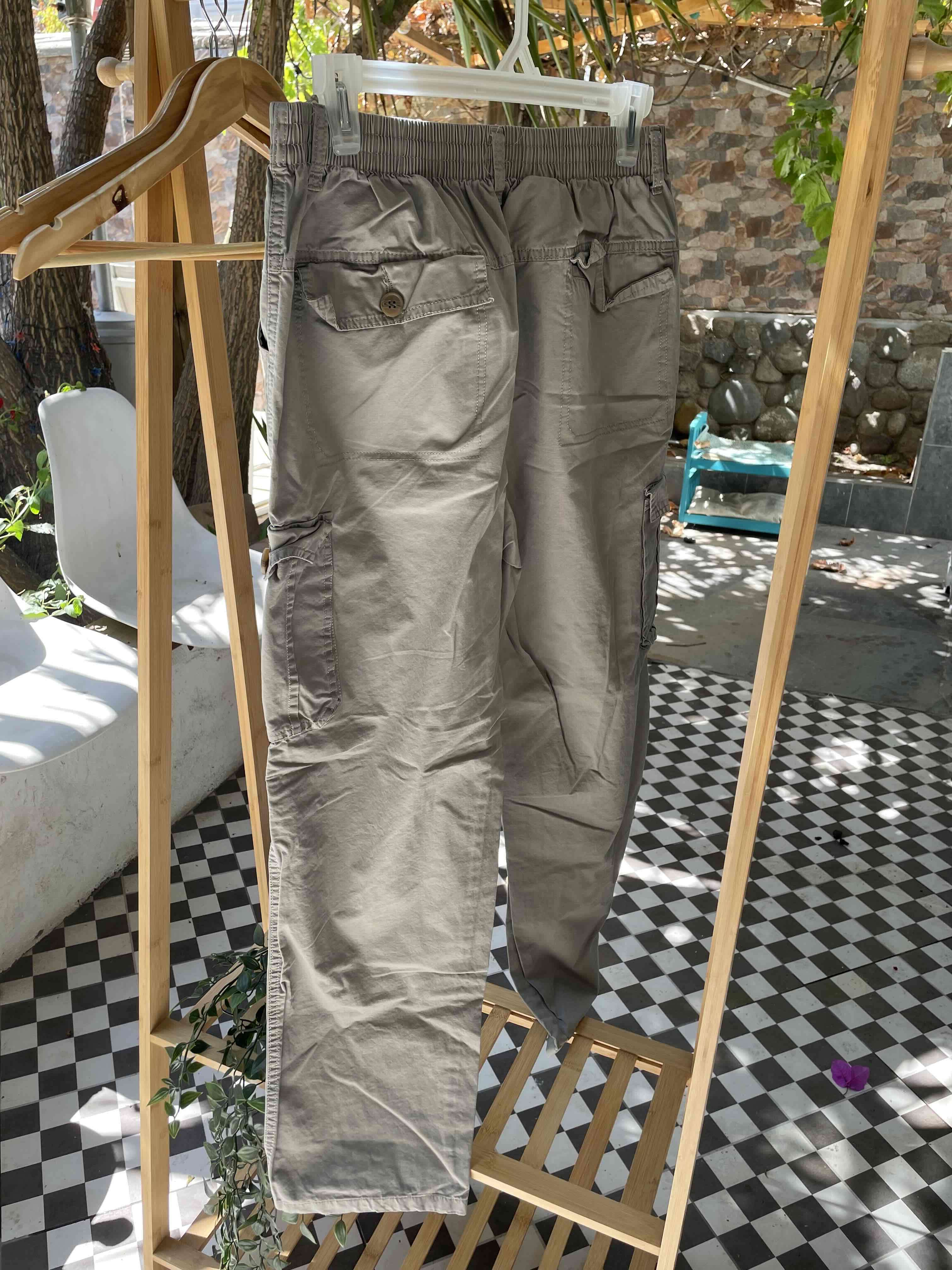 Pantalones cargo beige talla M-L - miniatura 3