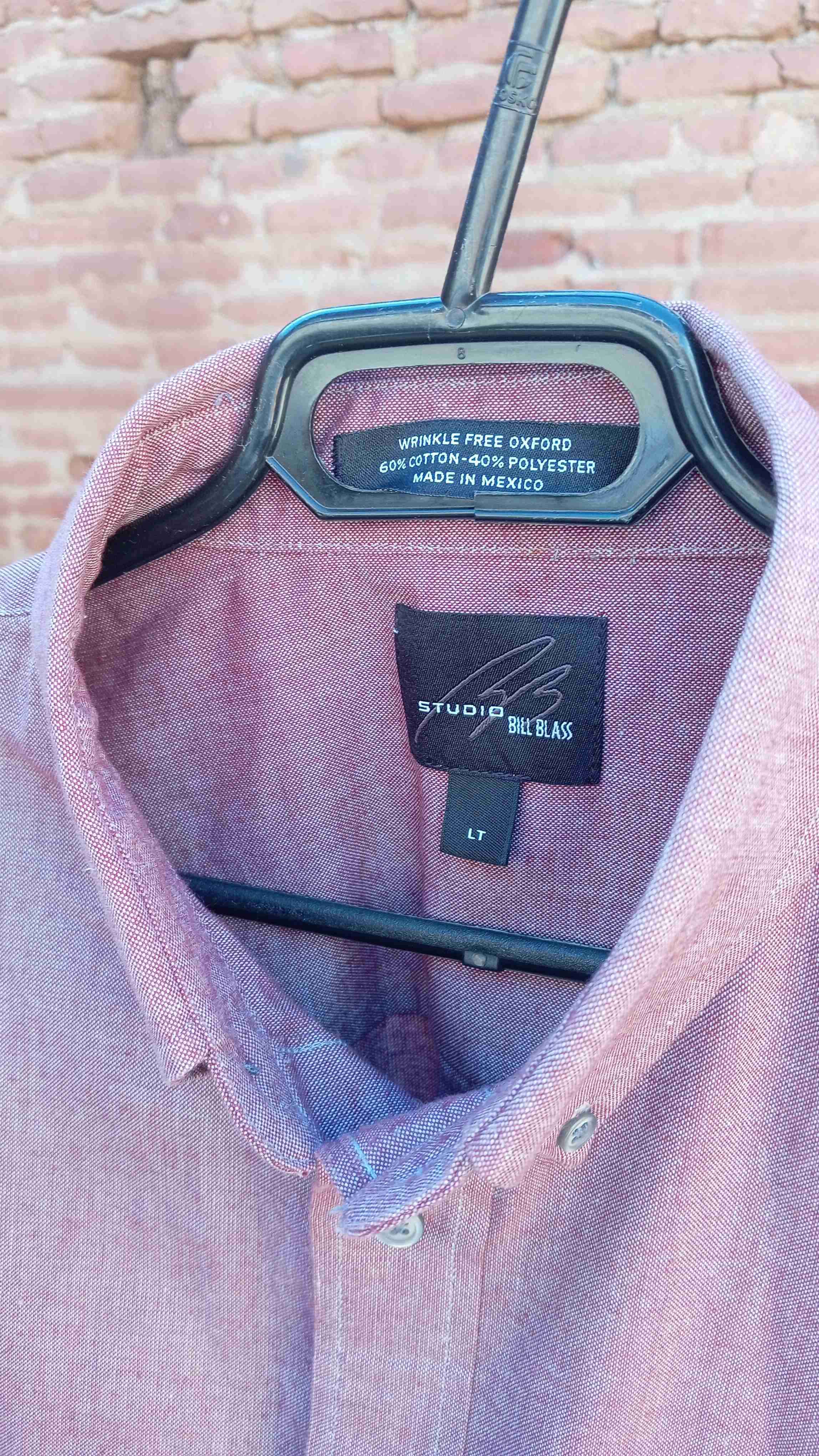 Camisa casual café rojizo. - miniatura 2