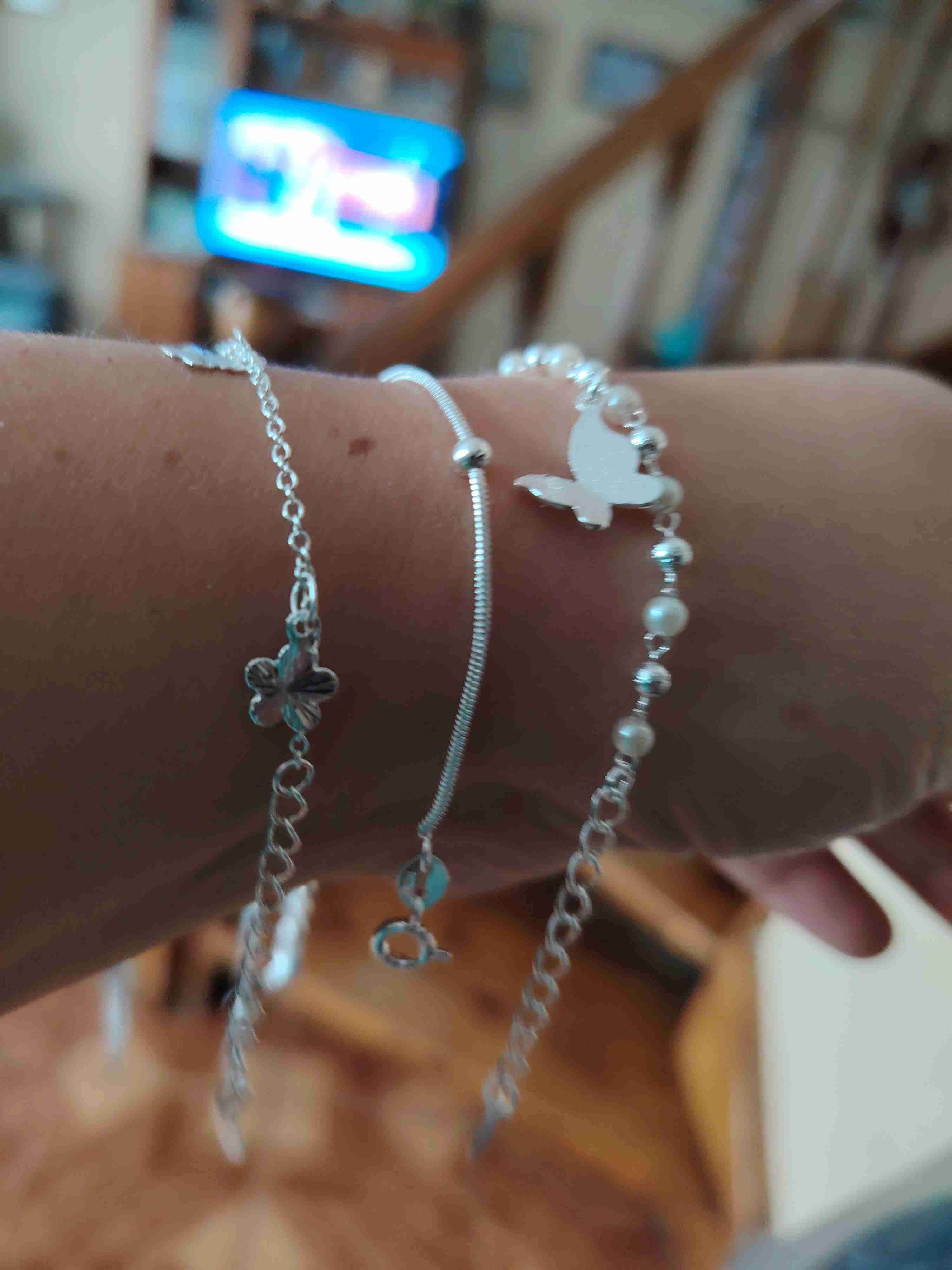 Pulseras de plata con dijes - miniatura 2