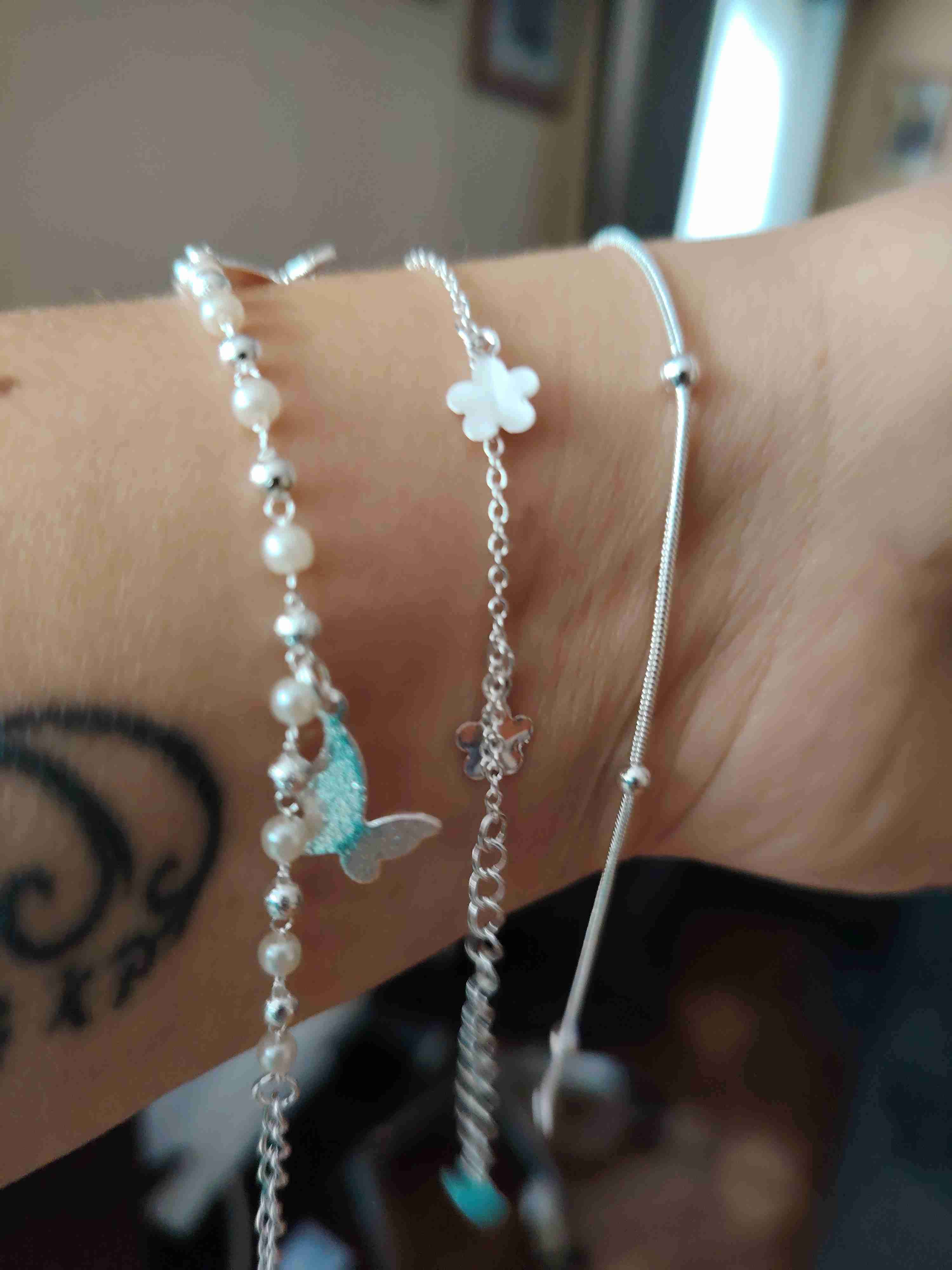 Pulseras de plata con dijes - miniatura 3