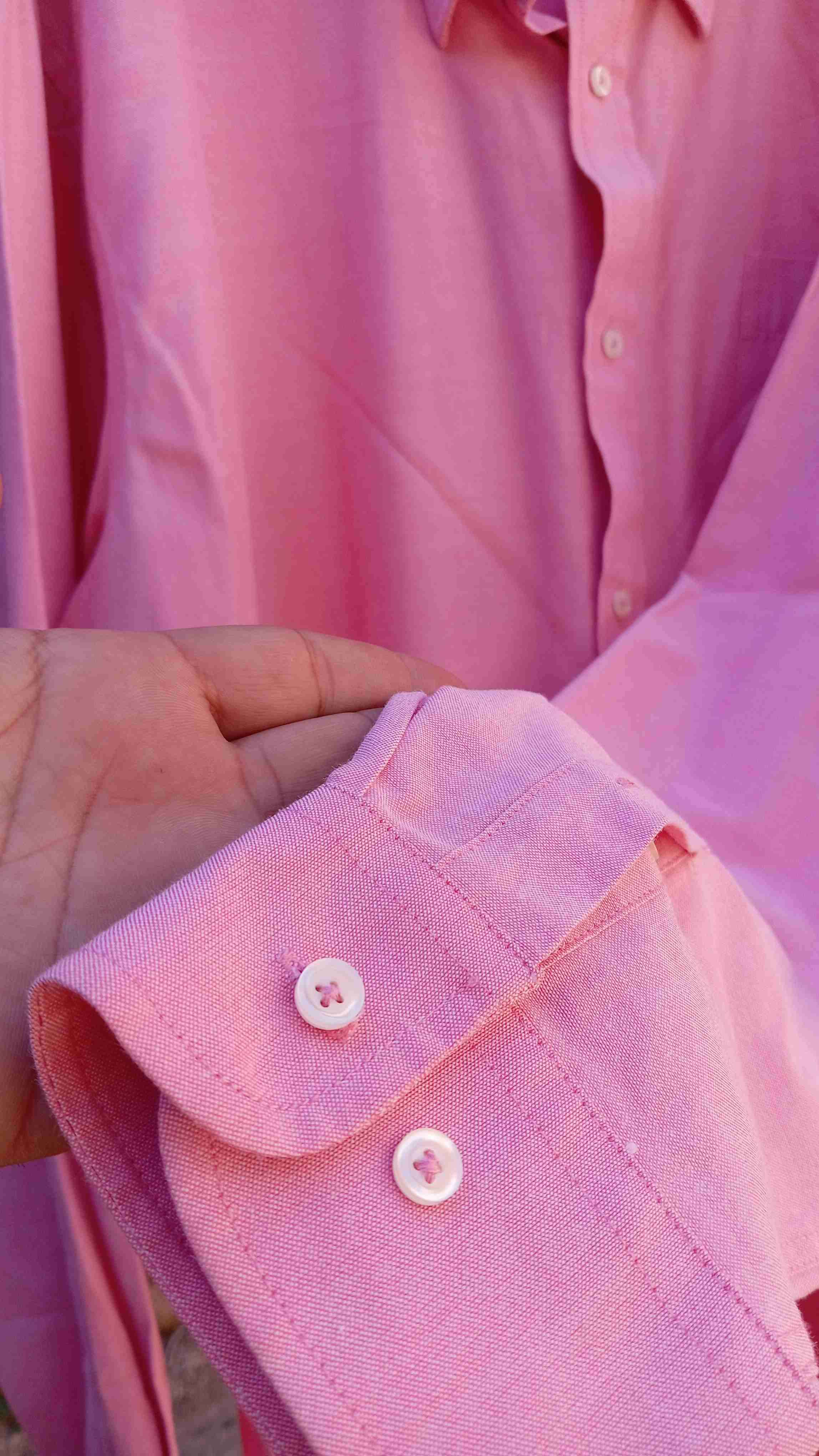 Camisa XXL rosada de hombre Moss - miniatura 2