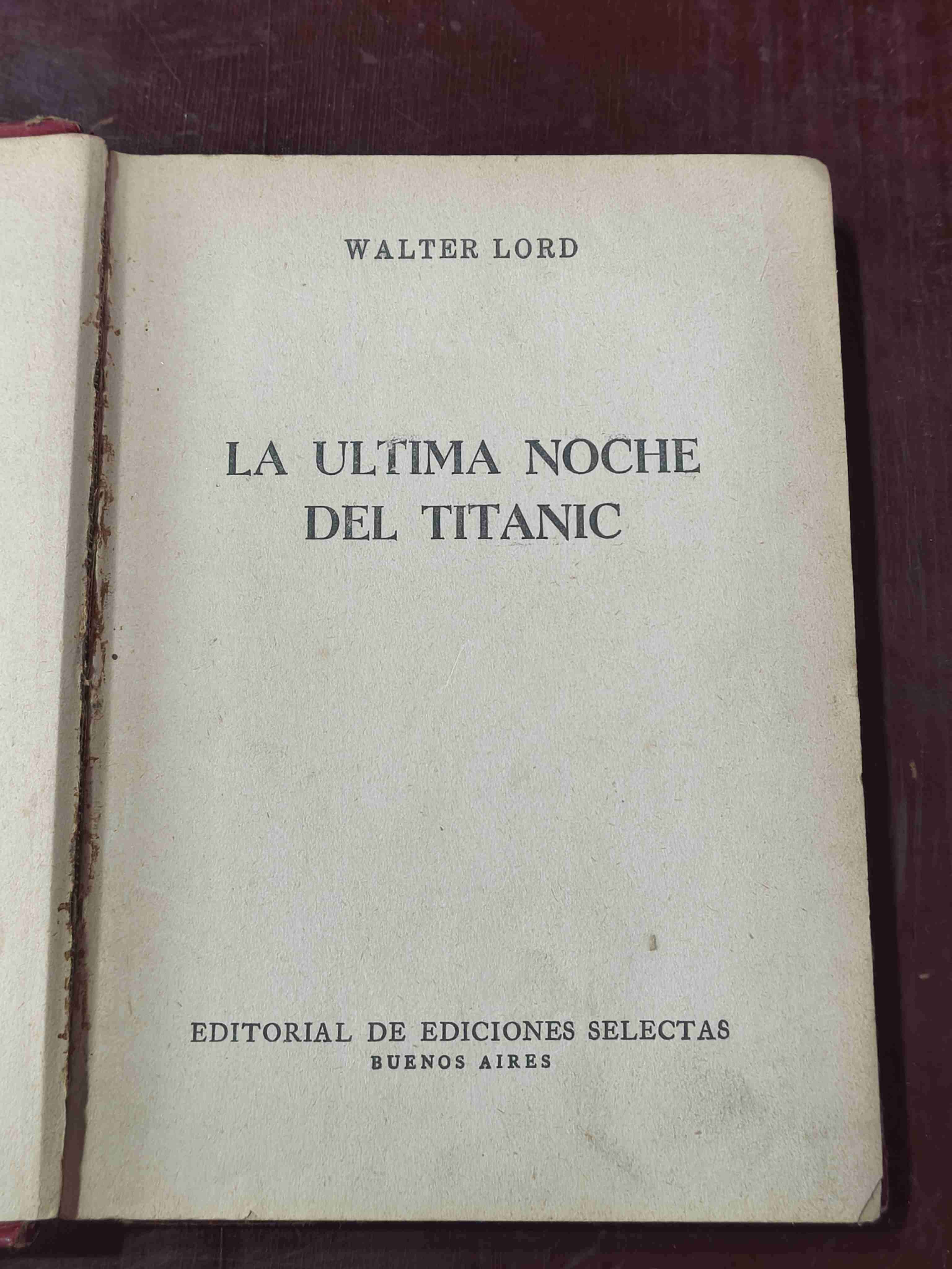 Libro La Última noche del Titanic. - miniatura 4