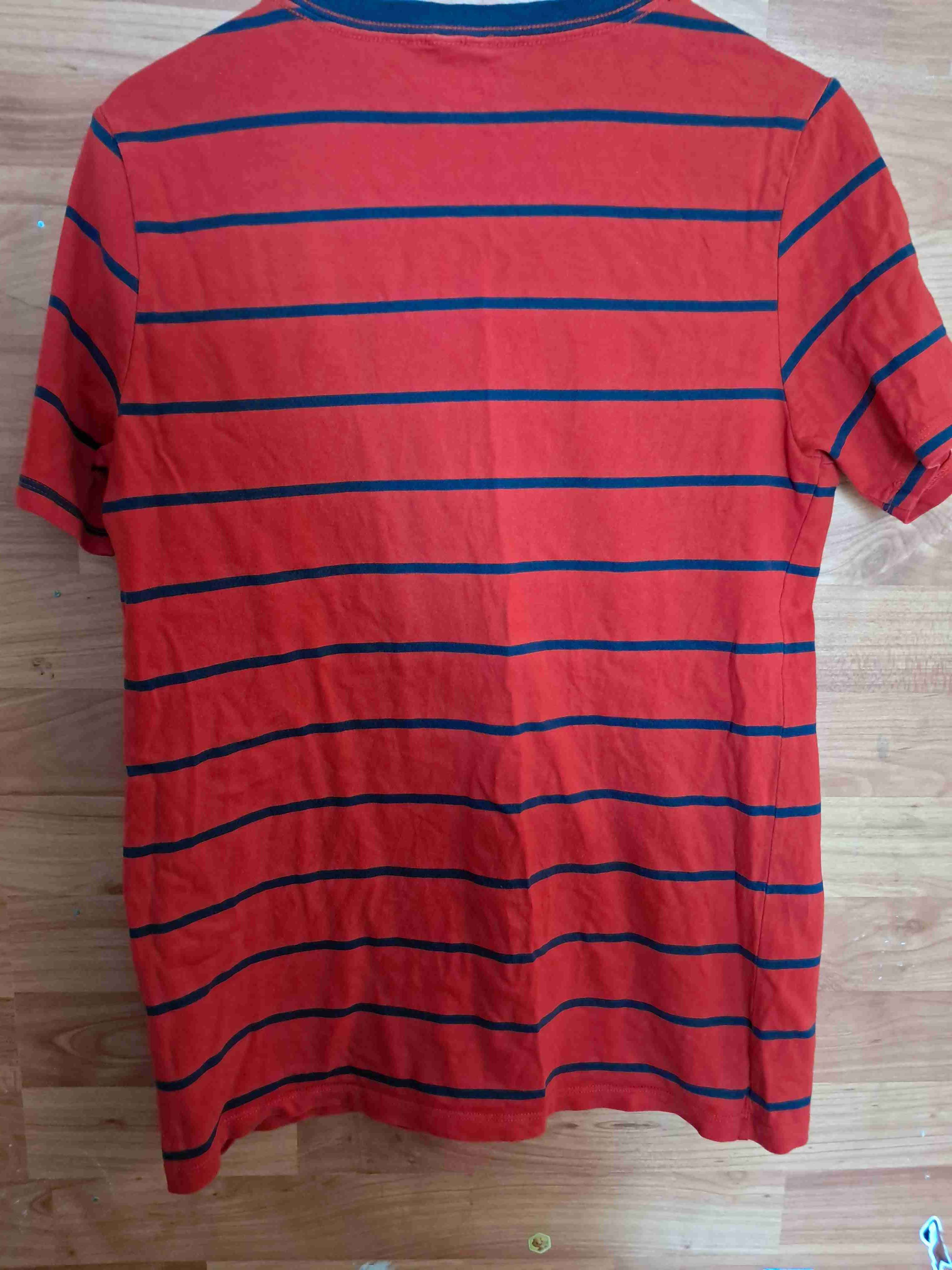 Polera infantil Tommy Hilfiger roja a rayas - miniatura 2