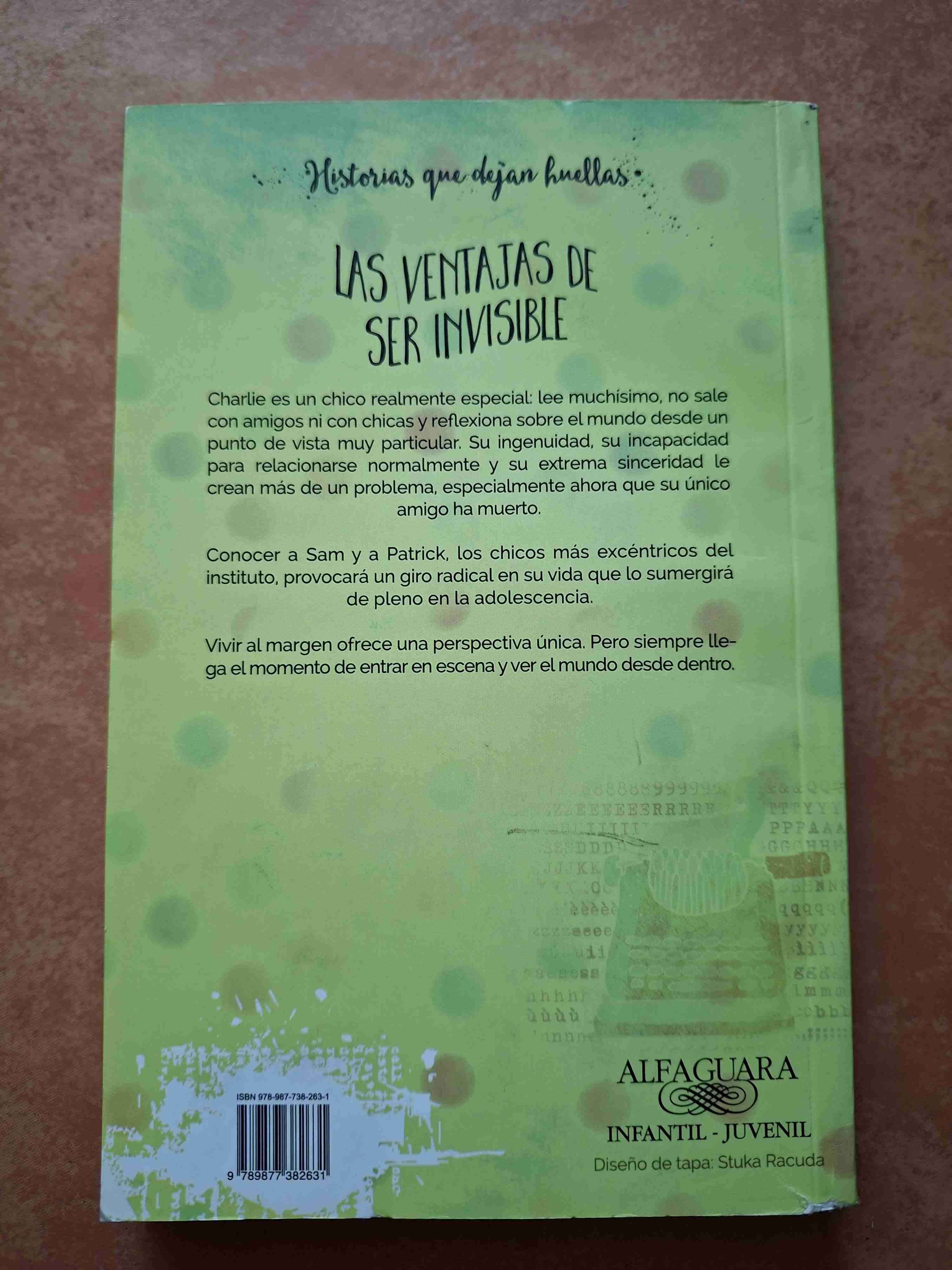 Libro 'Las ventajas de ser invisible' - miniatura 2