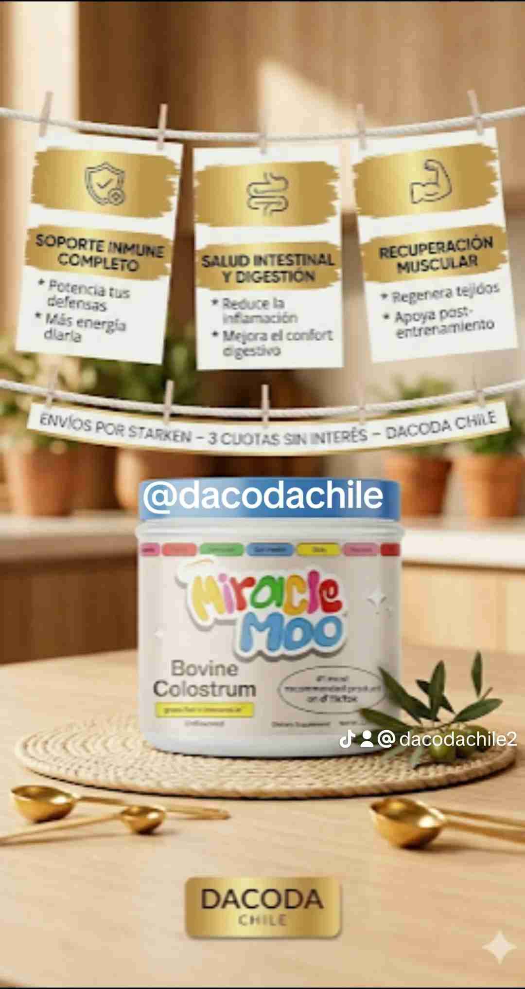 Suplemento Miracle Moo Colostrum 300g