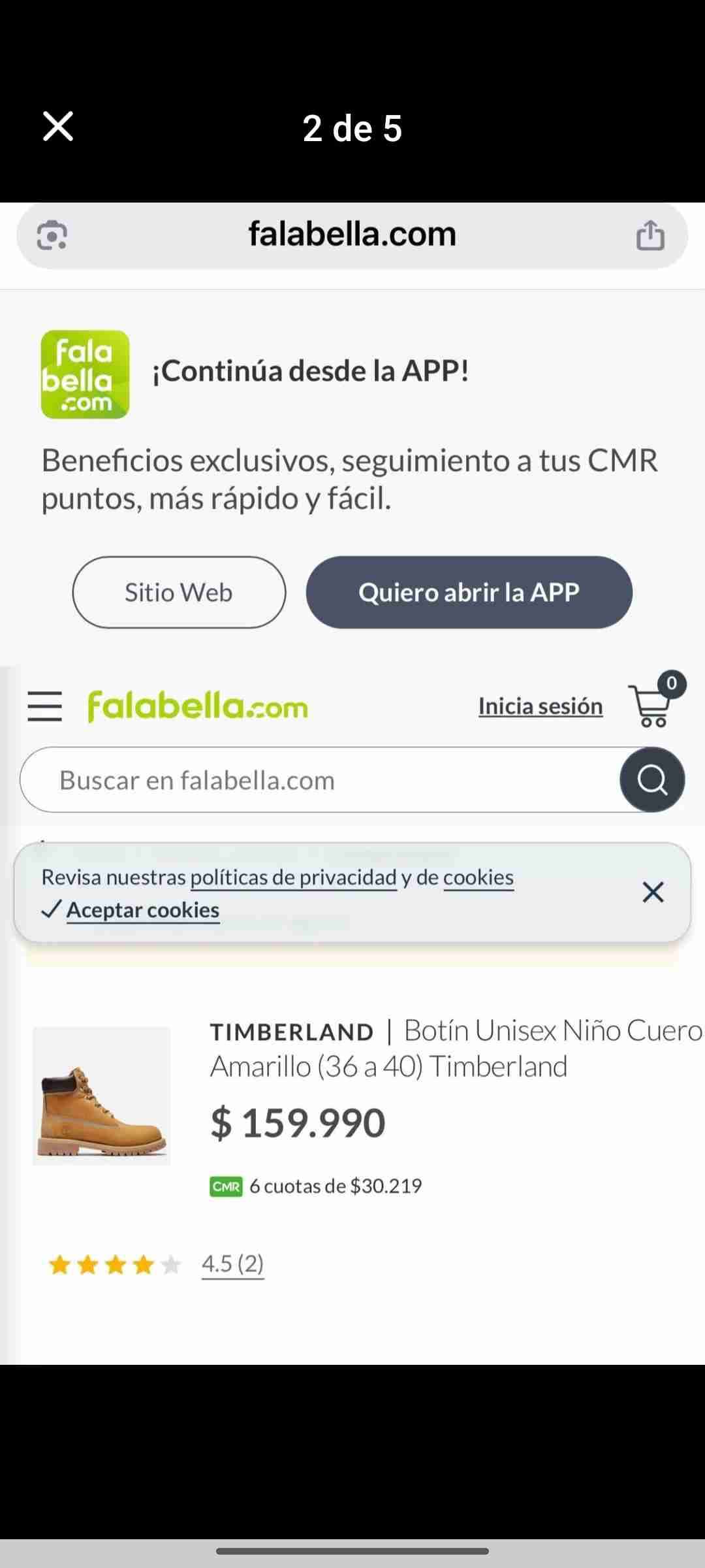 Botines TIMBERLAND NUEVOS,para niños - miniatura 6