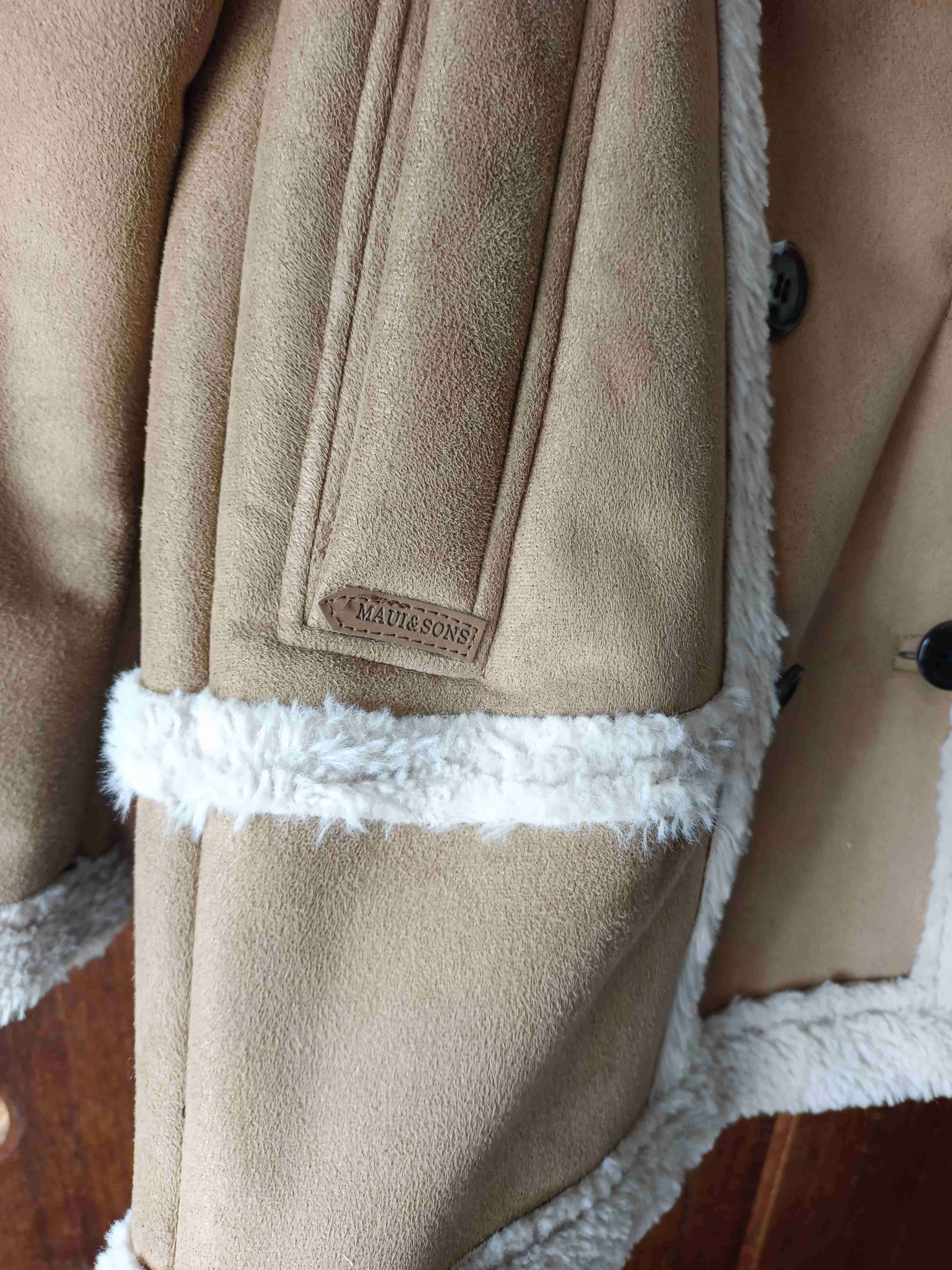 Abrigo camel con interior de lana - miniatura 6