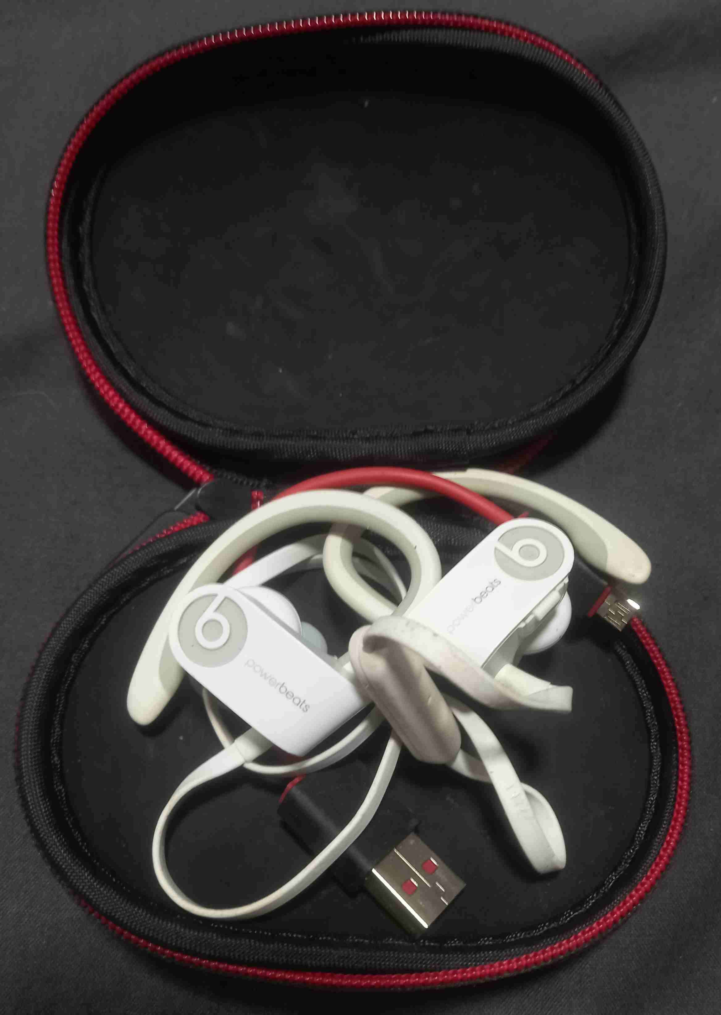 Auriculares deportivos blancos Powerbeats - miniatura 4