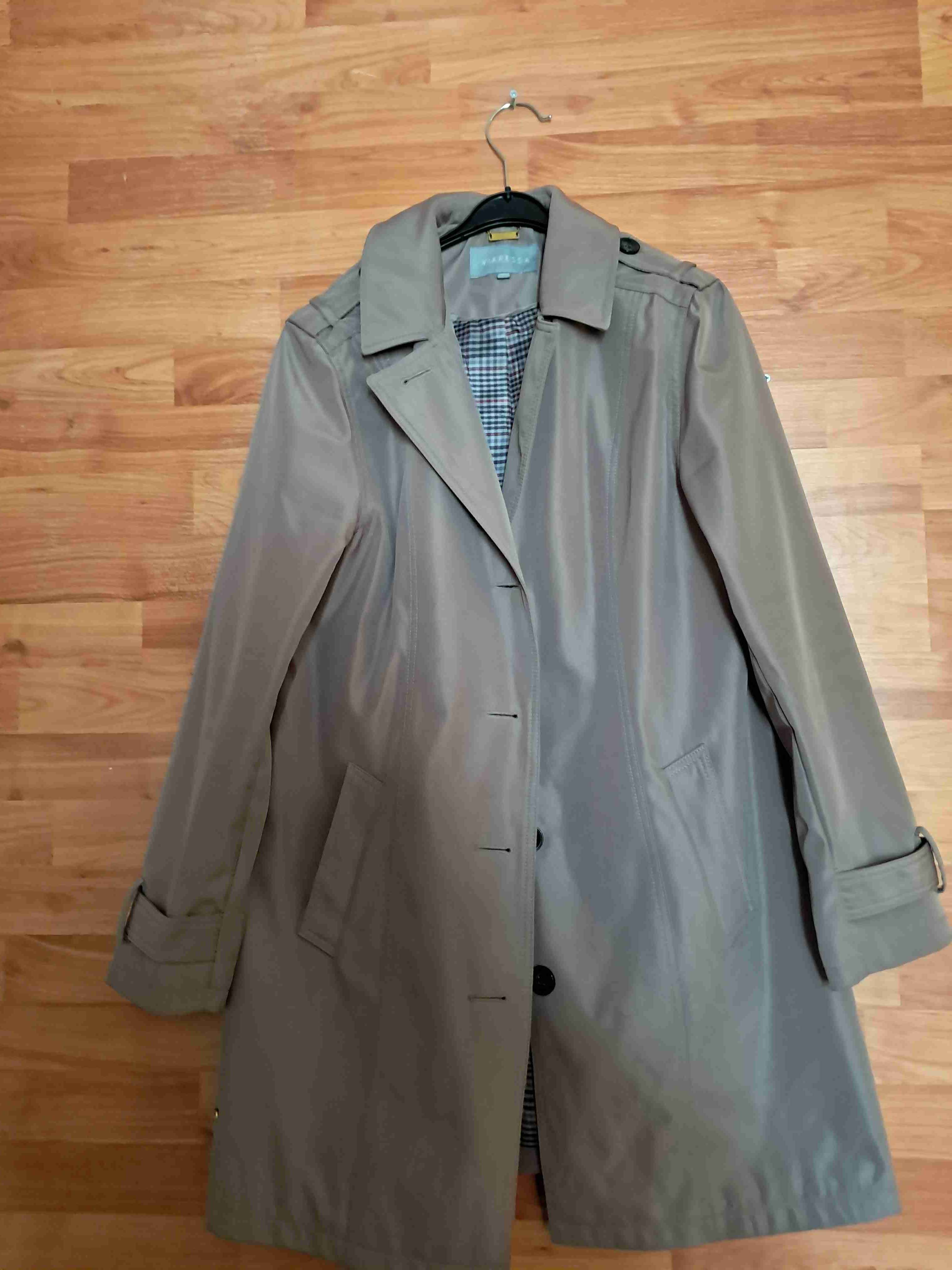 Abrigo largo café mujer - miniatura 2