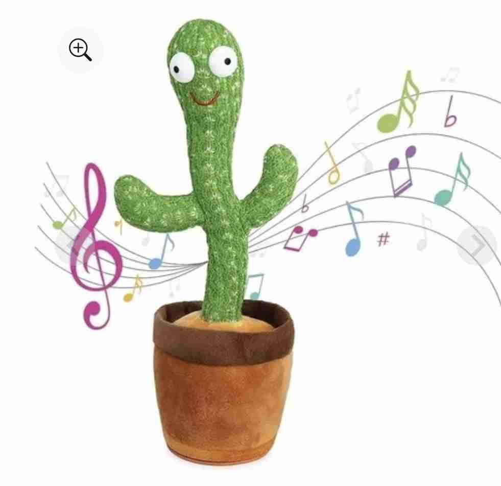 Cactus de peluche musical