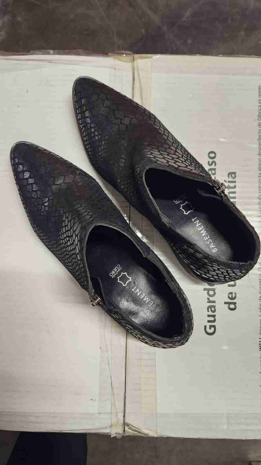Botines negros Basement Talla 37 - miniatura 4