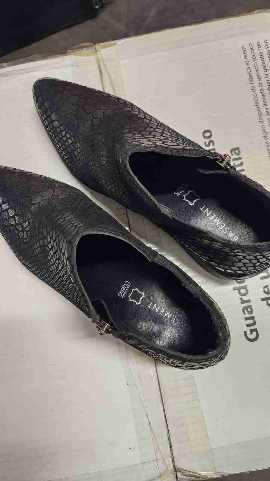 Botines negros Basement Talla 37 - miniatura 6