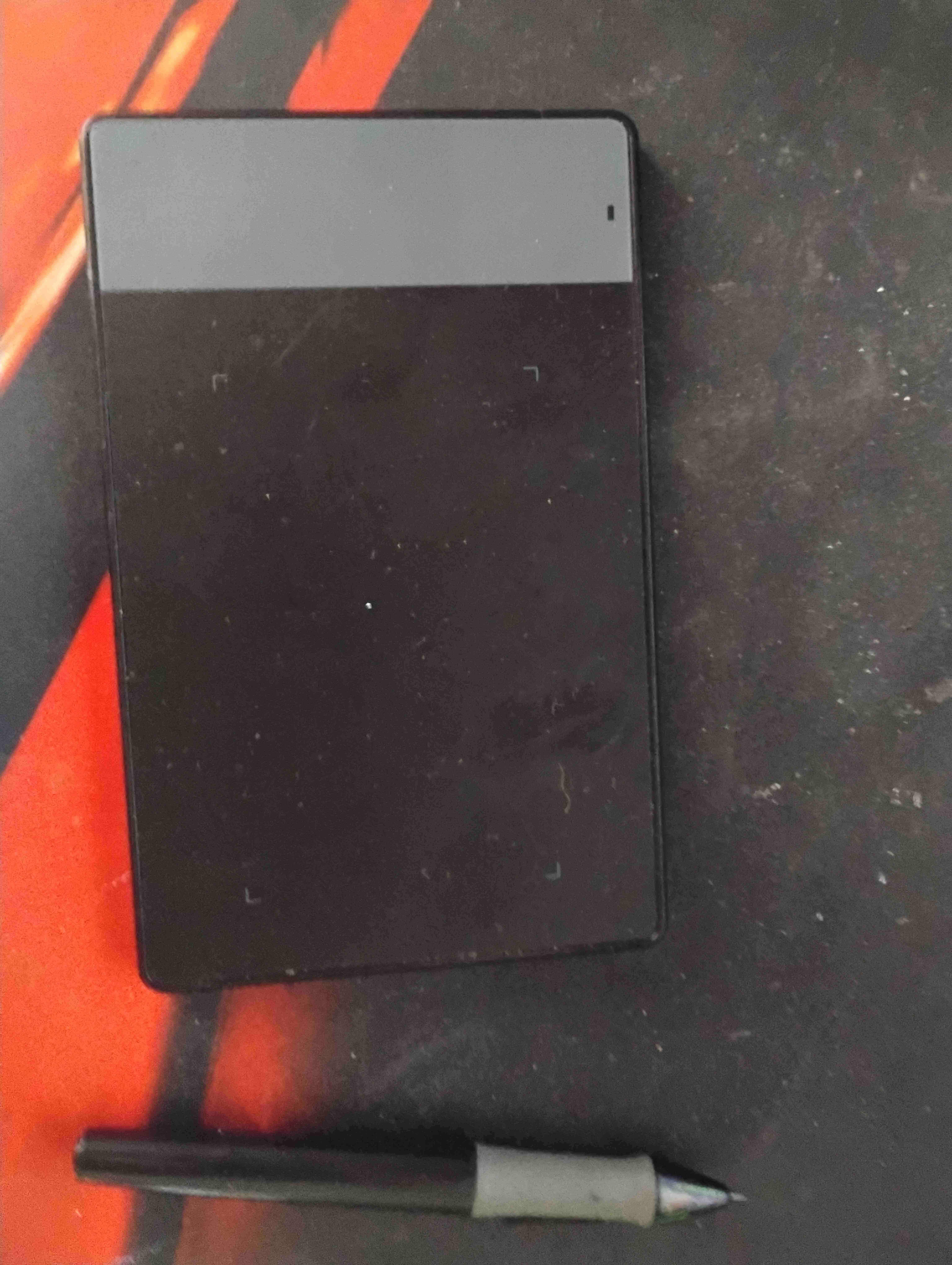 Tableta gráfica con lápiz