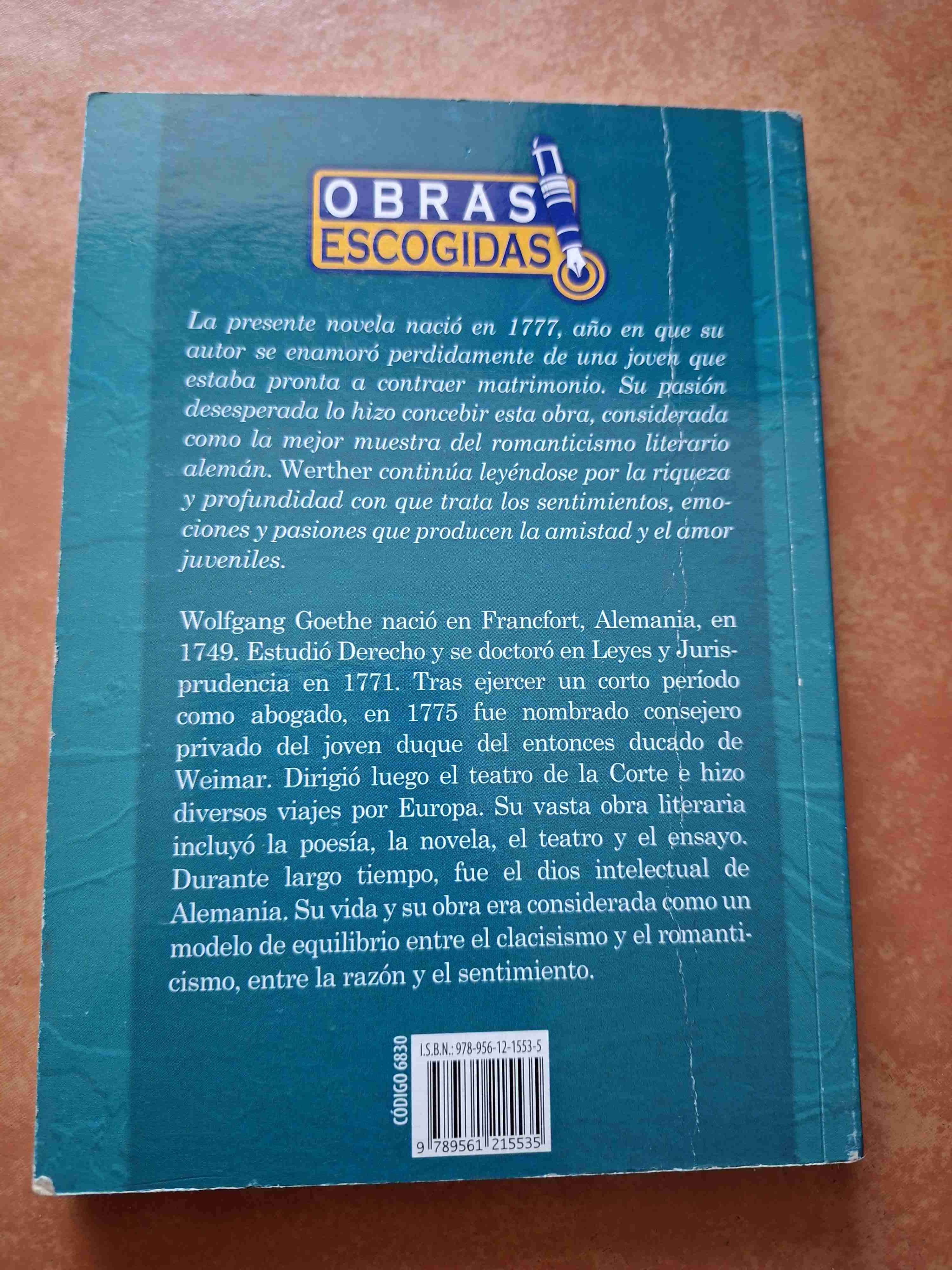 Libro Werther de Goethe - miniatura 2