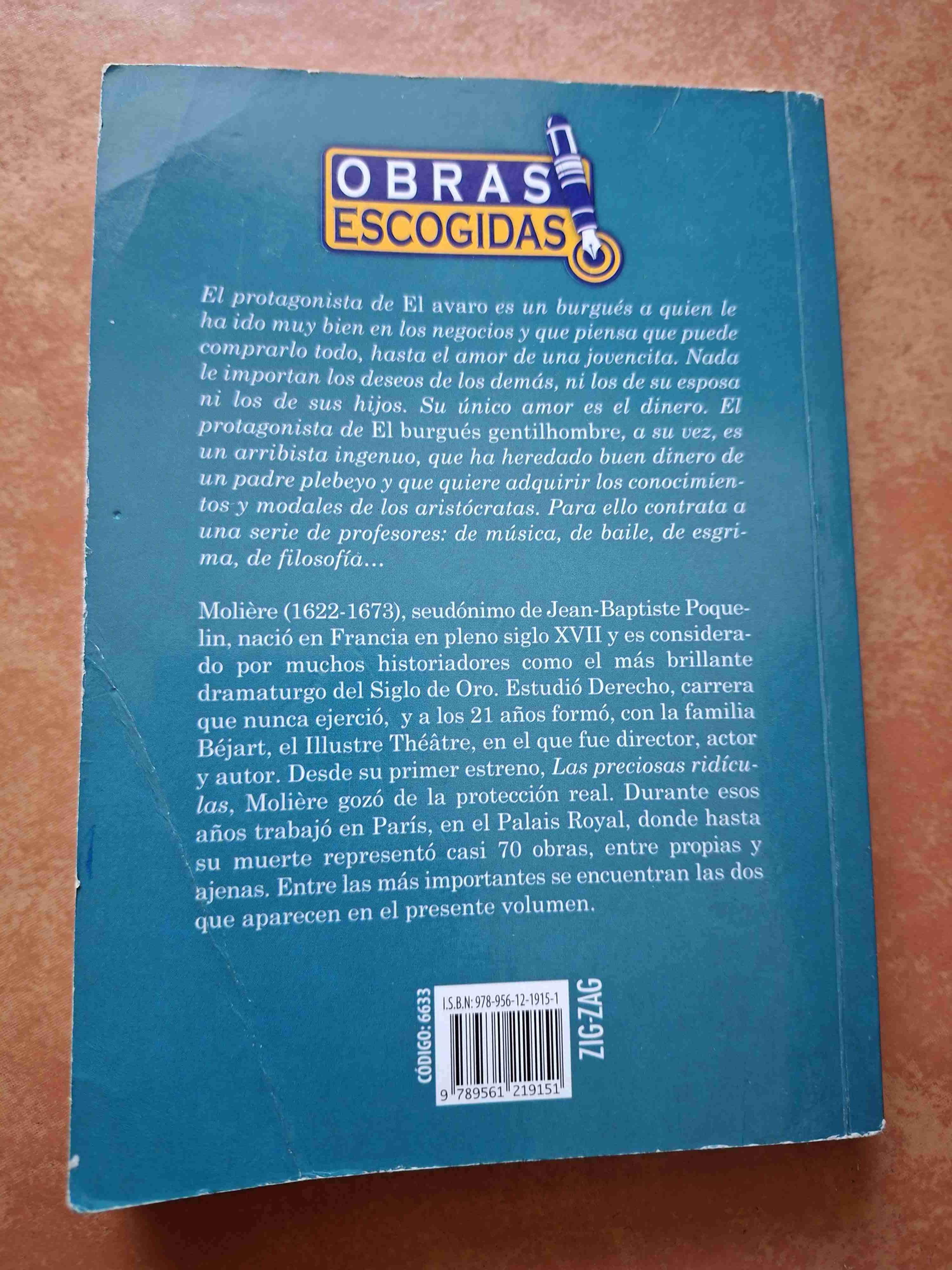 Libro El avaro - Molière - miniatura 2