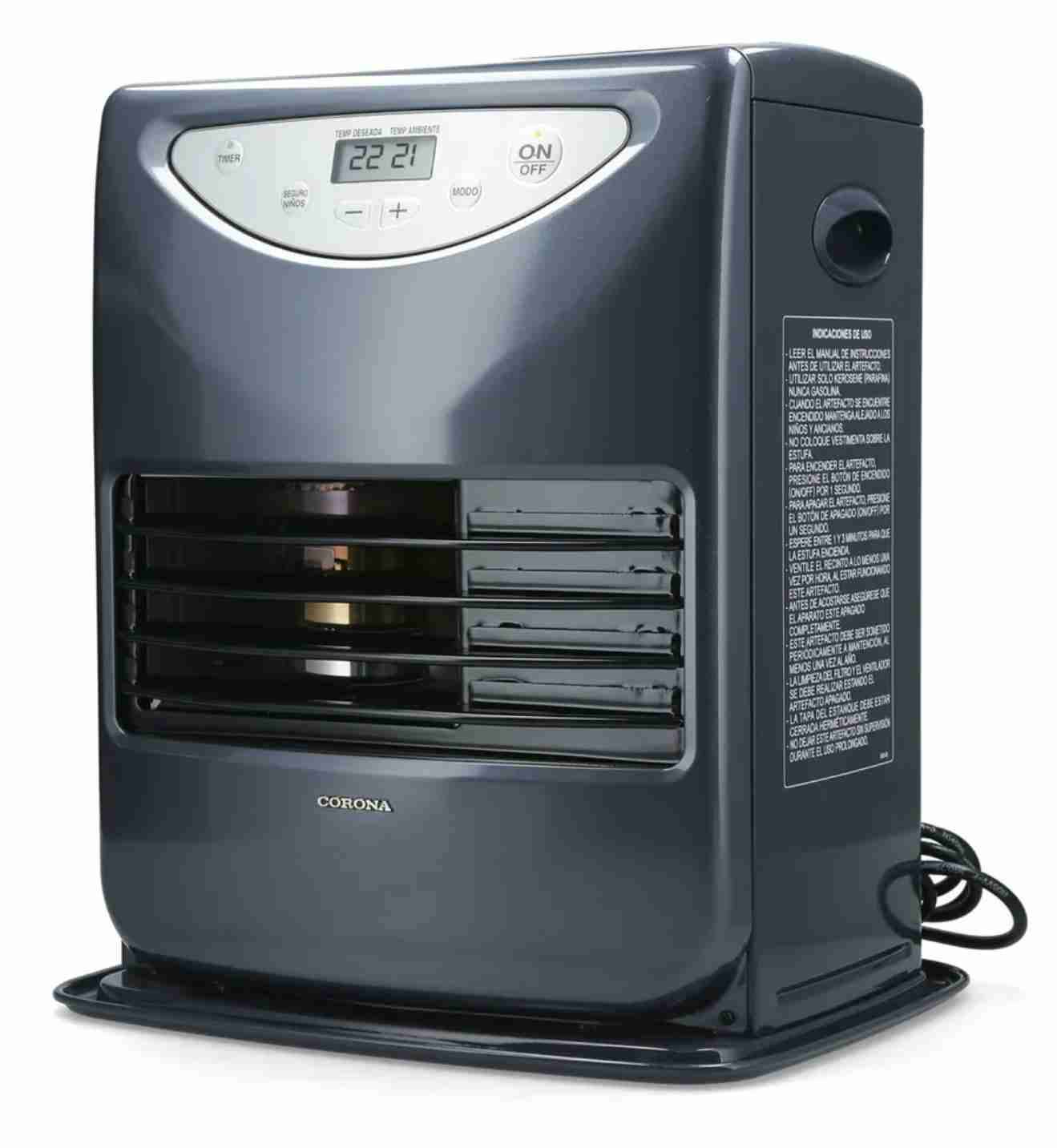 Estufa a parafina Corona negra