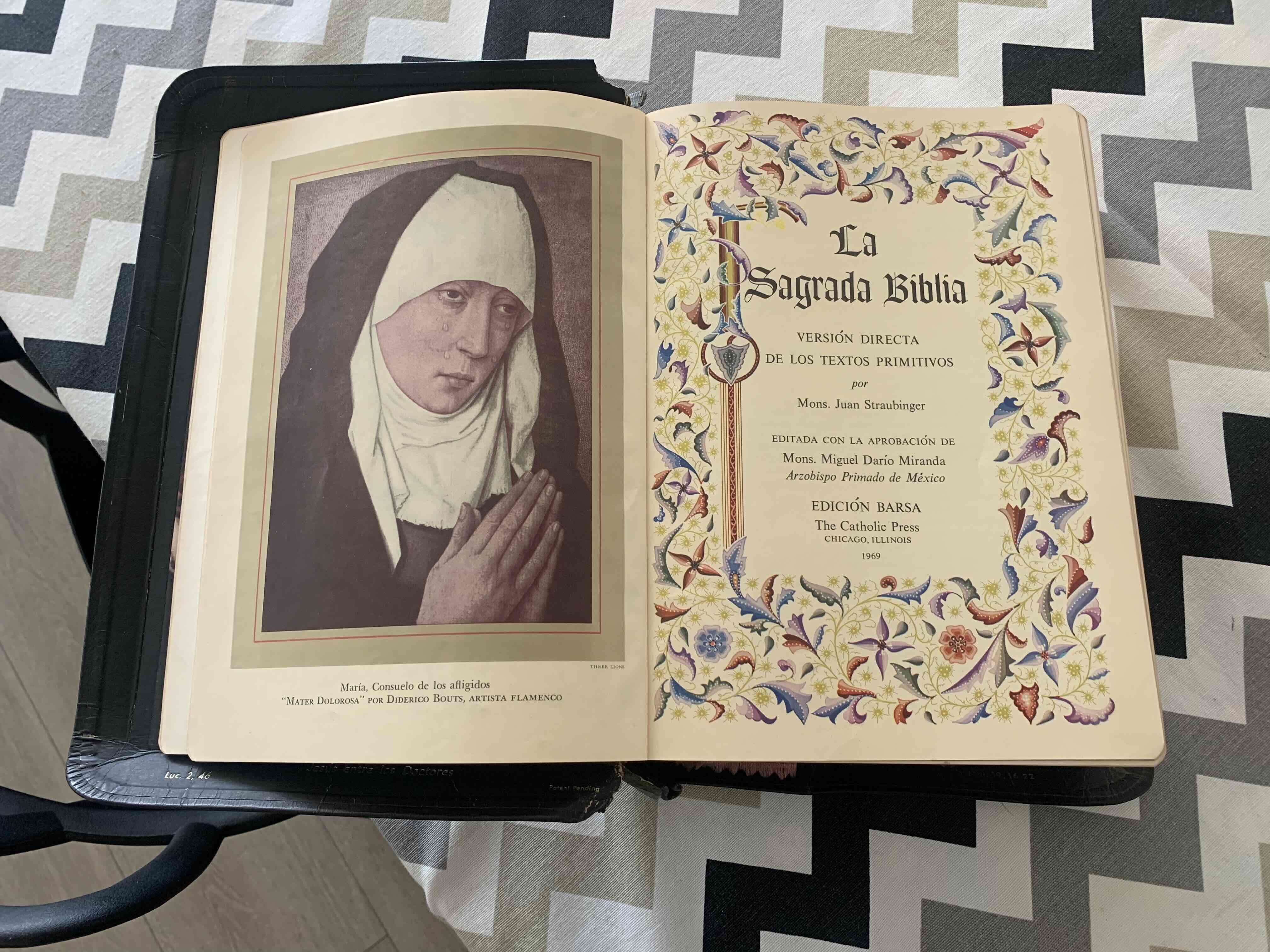 Antigua Sagrada Biblia en español edición Barsa . - miniatura 3