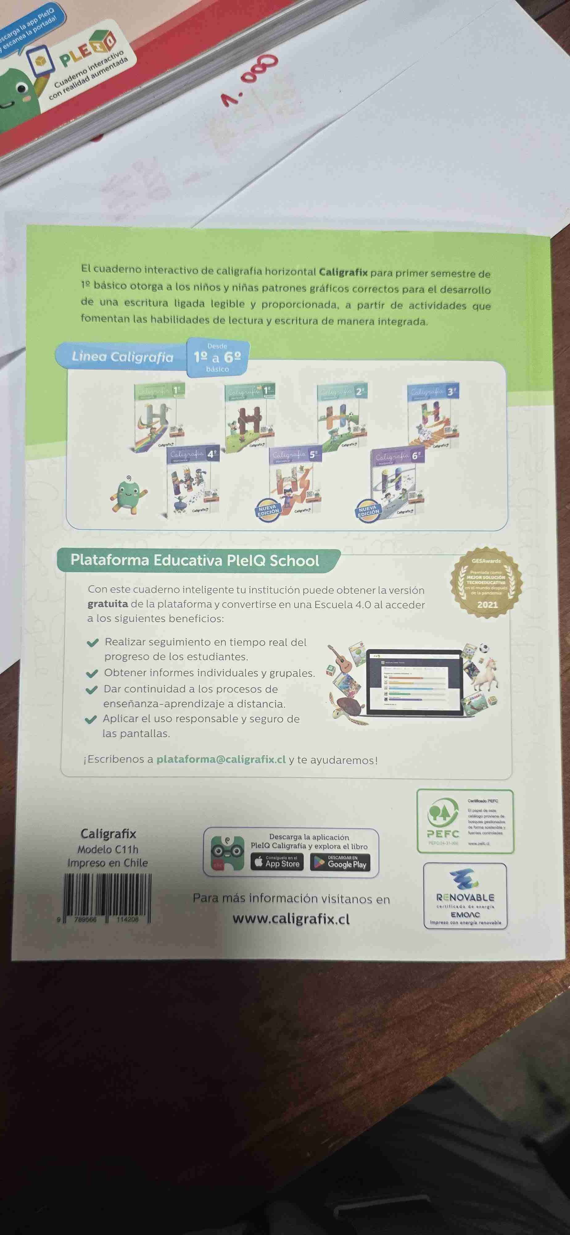 Cuaderno de caligrafía Caligrafix - miniatura 2