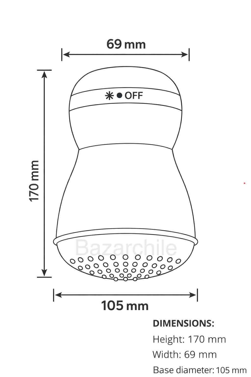 Ducha eléctrica Super Ducha Fame - miniatura 3