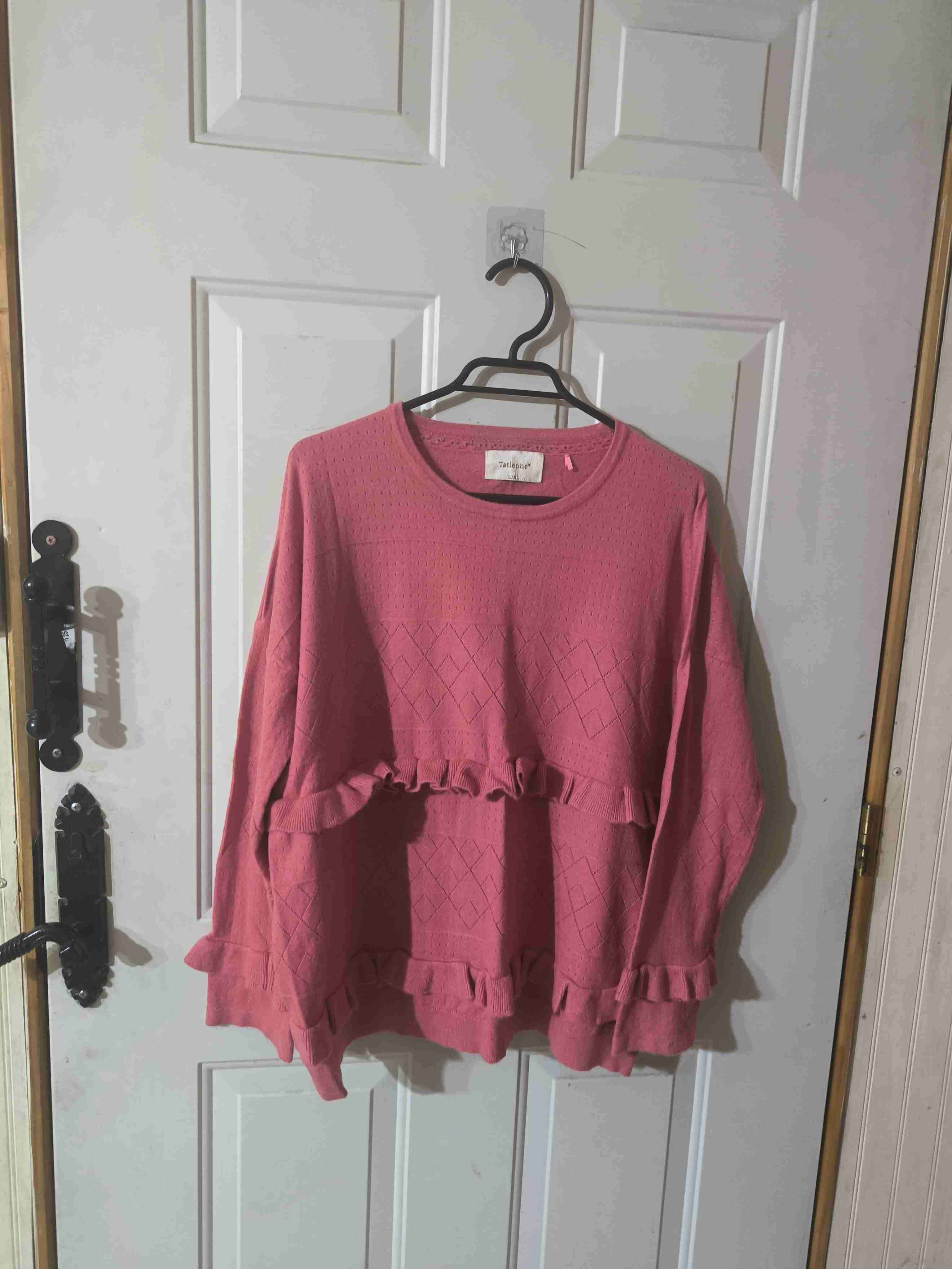 Jersey rosa con volantes