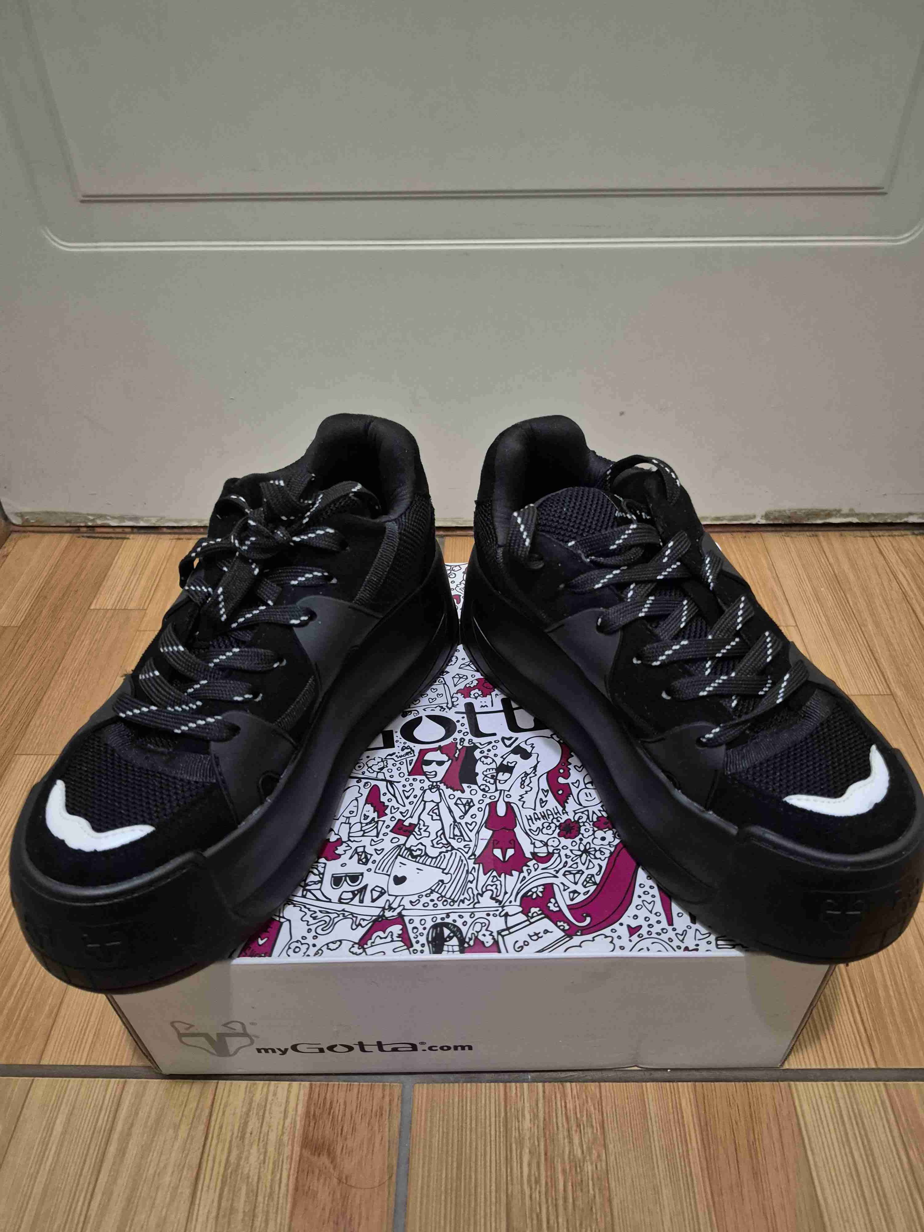 Zapatillas de moda negras GOTTA - miniatura 6