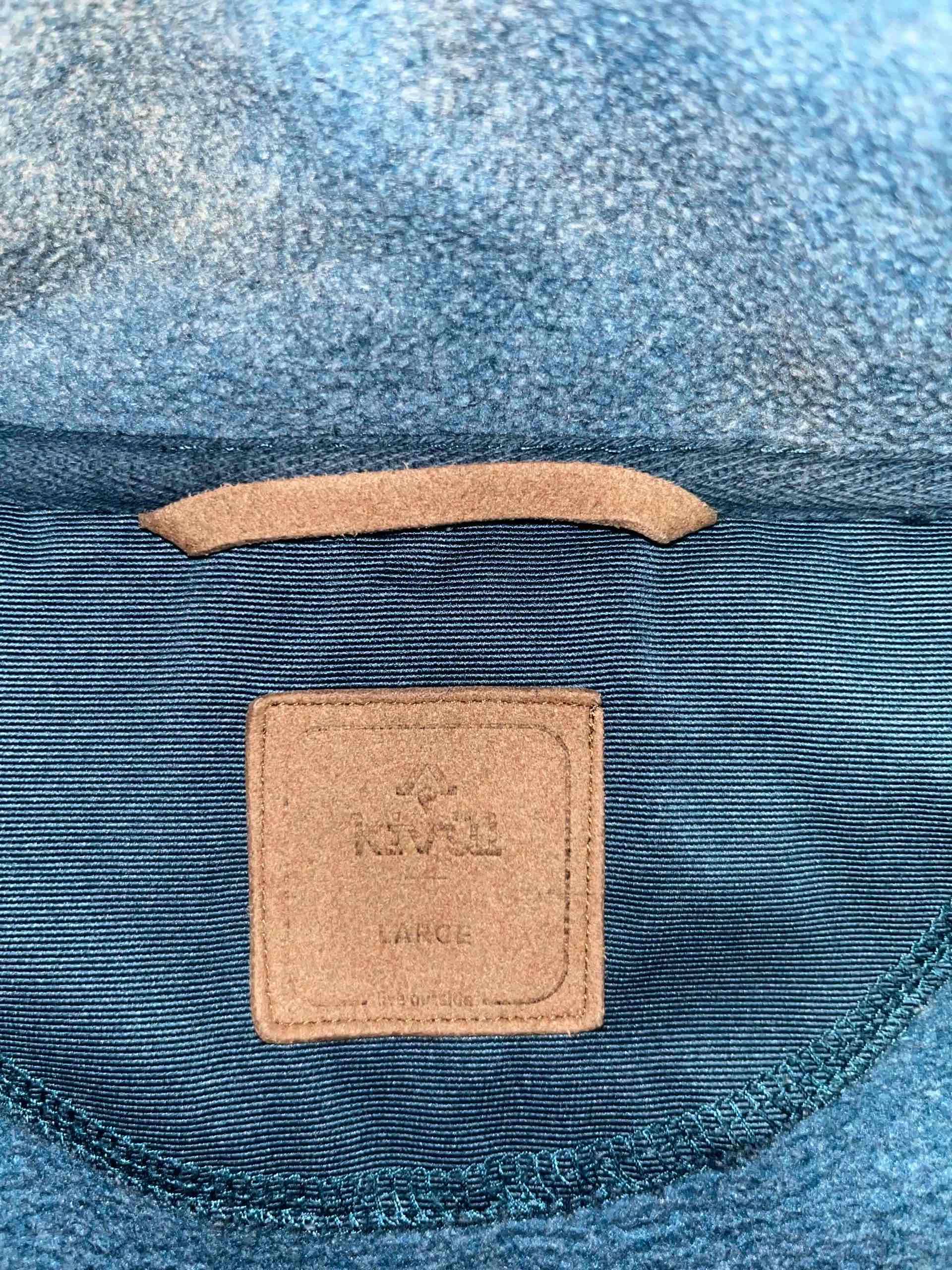 Polerón azul con cierre medio - miniatura 3