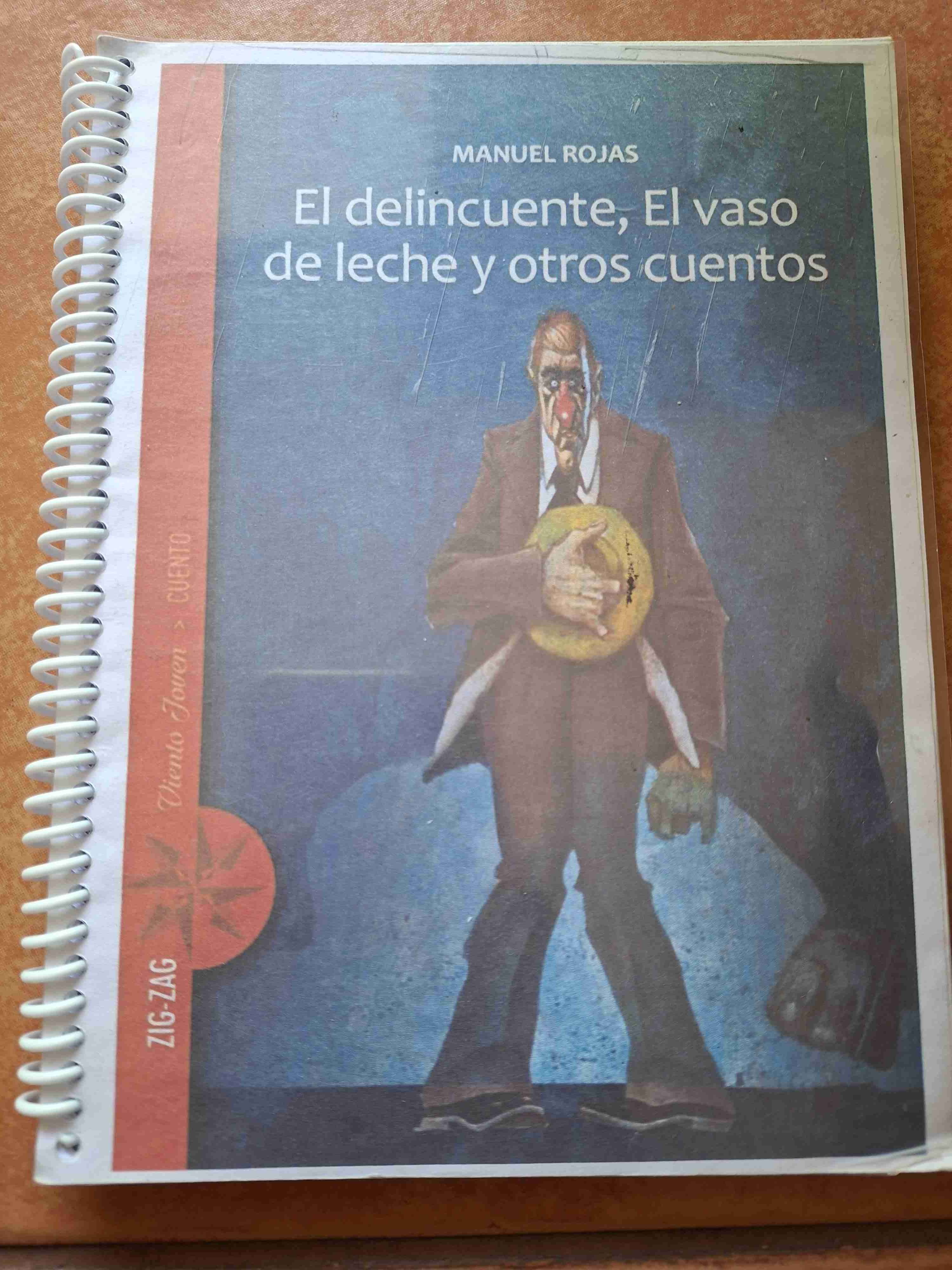 Libro El delincuente, El vaso de leche