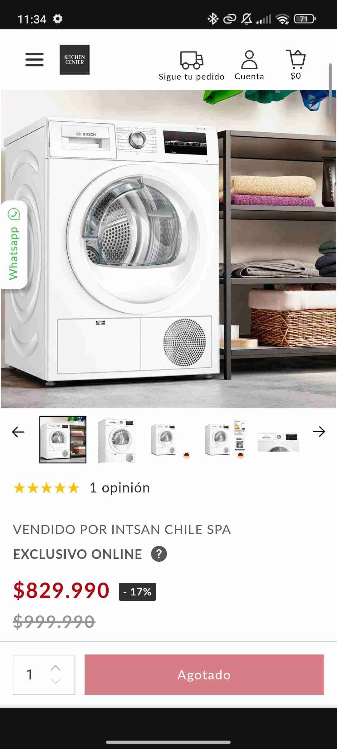 Secadora marca Bosch - miniatura 5
