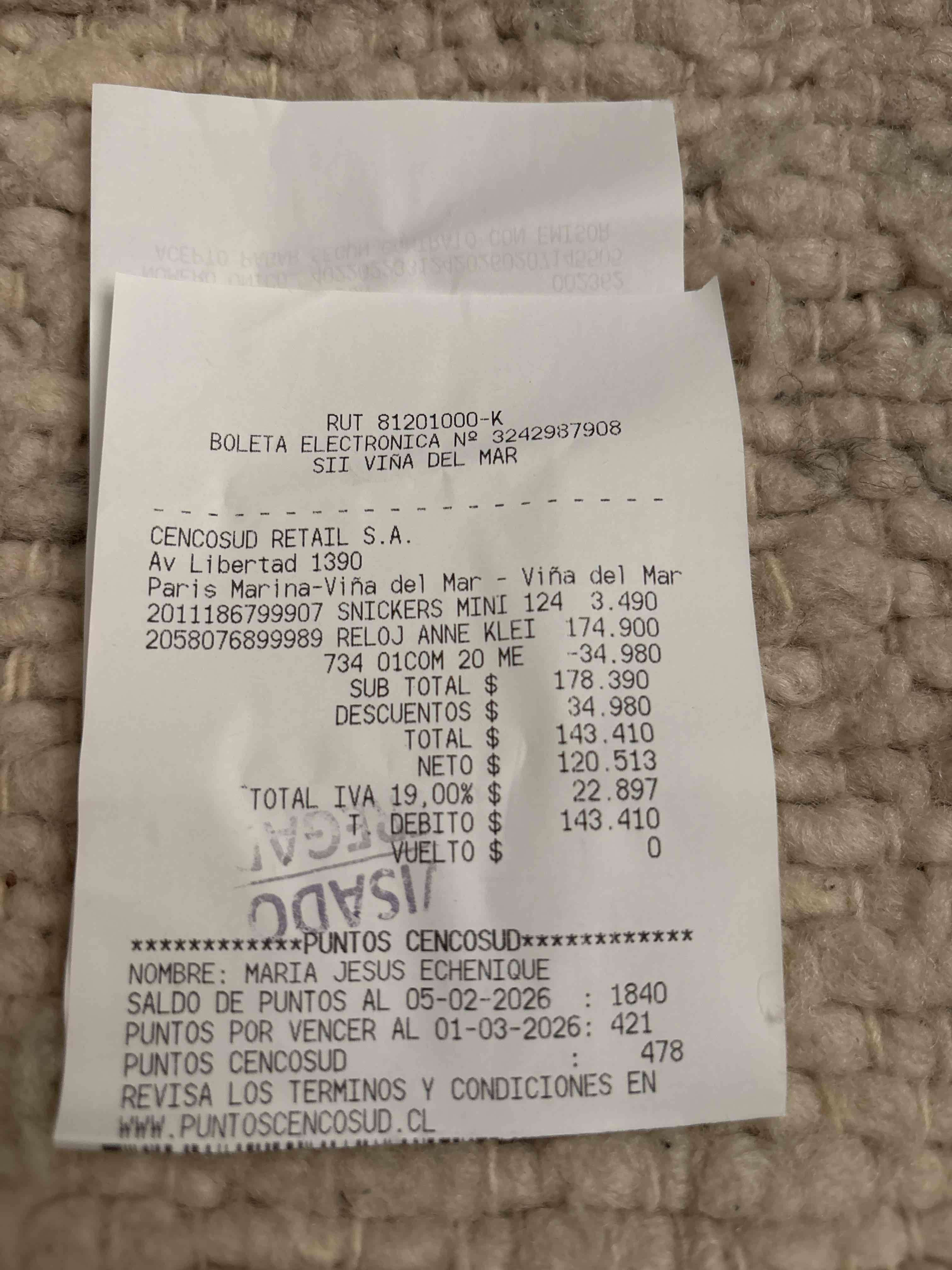 Reloj Anne Klein negro elegante - miniatura 5