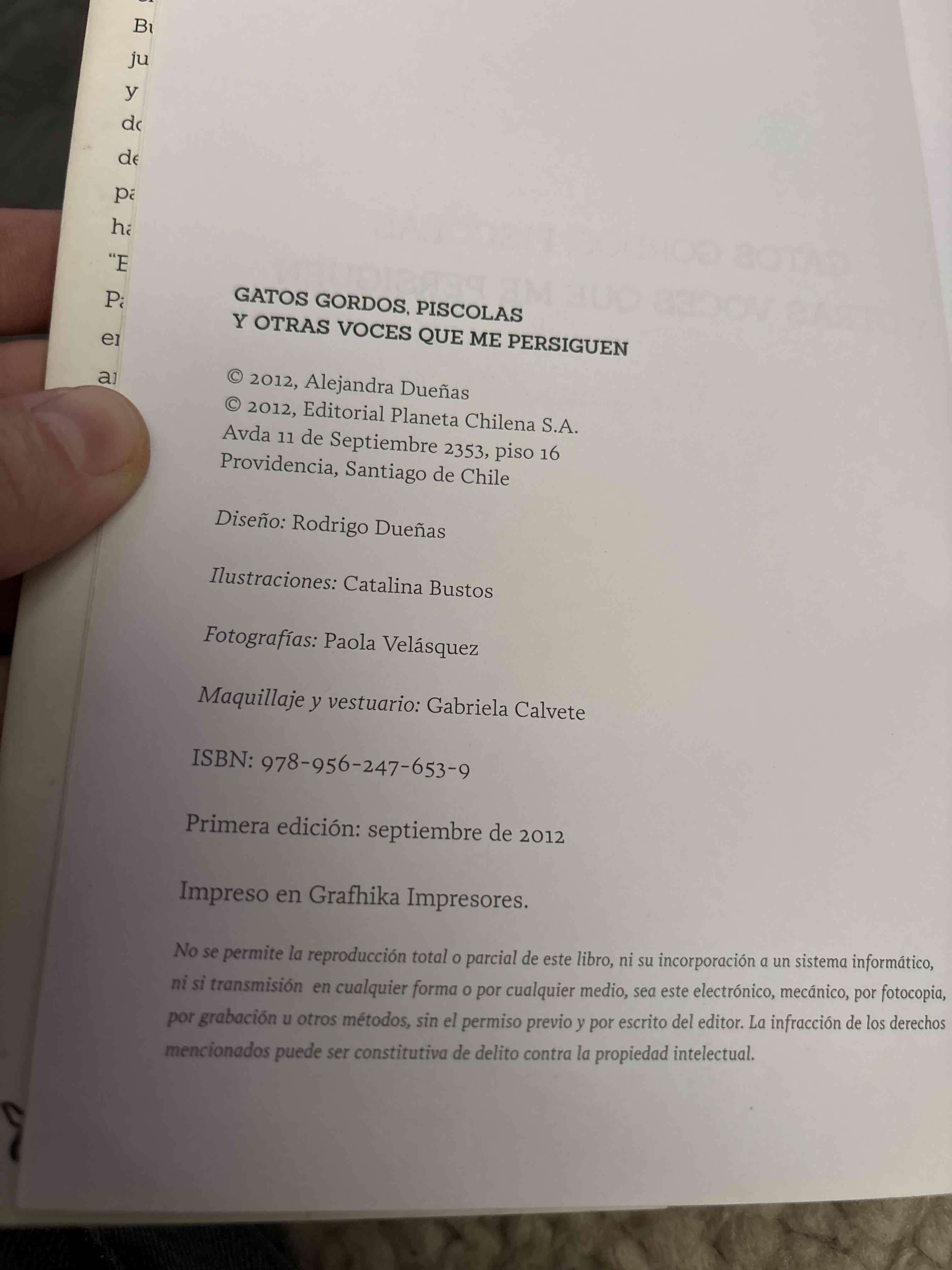 Gatos Gordos, Piscolas y otras voces que me persig - miniatura 2