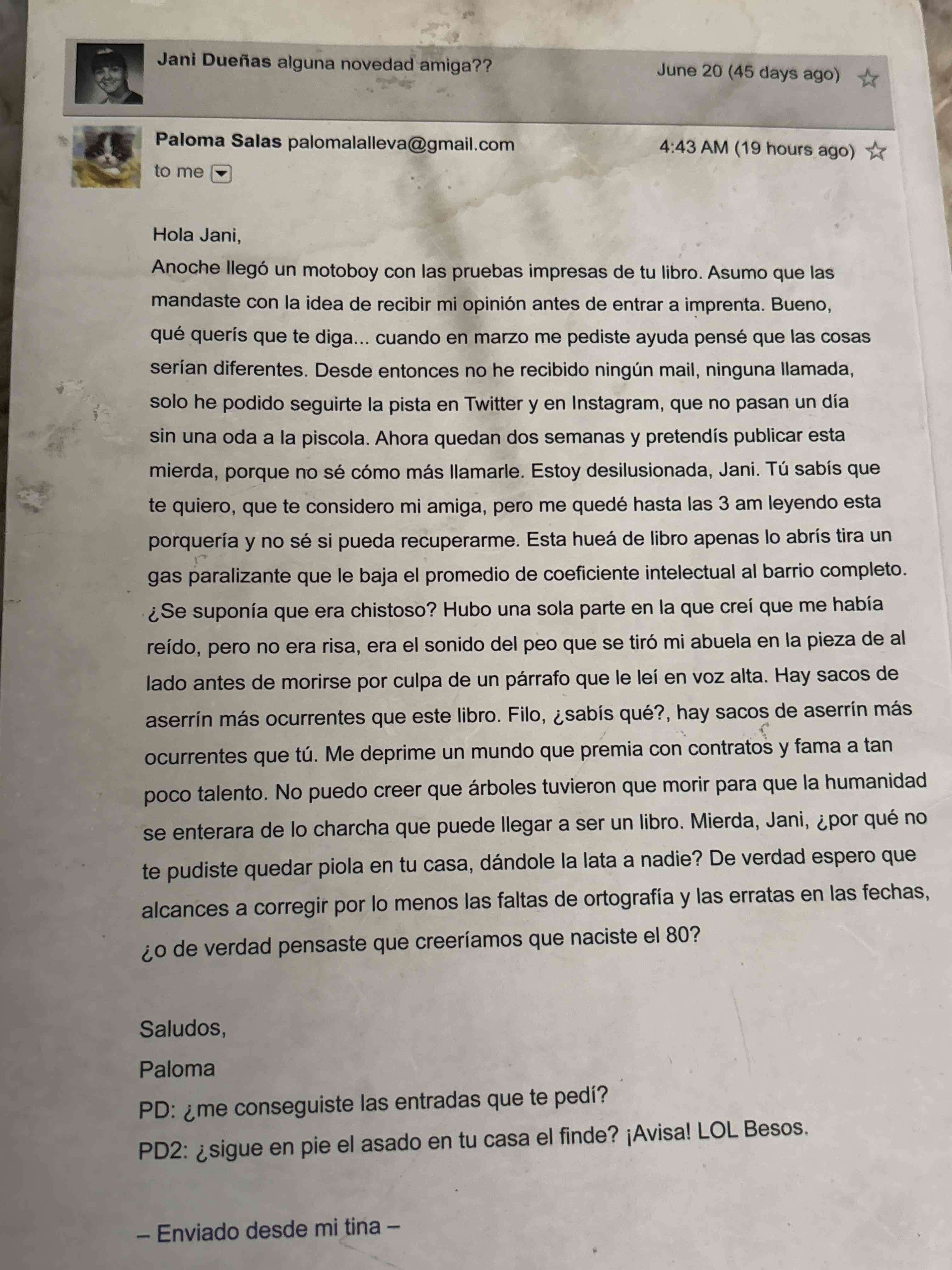 Gatos Gordos, Piscolas y otras voces que me persig - miniatura 3