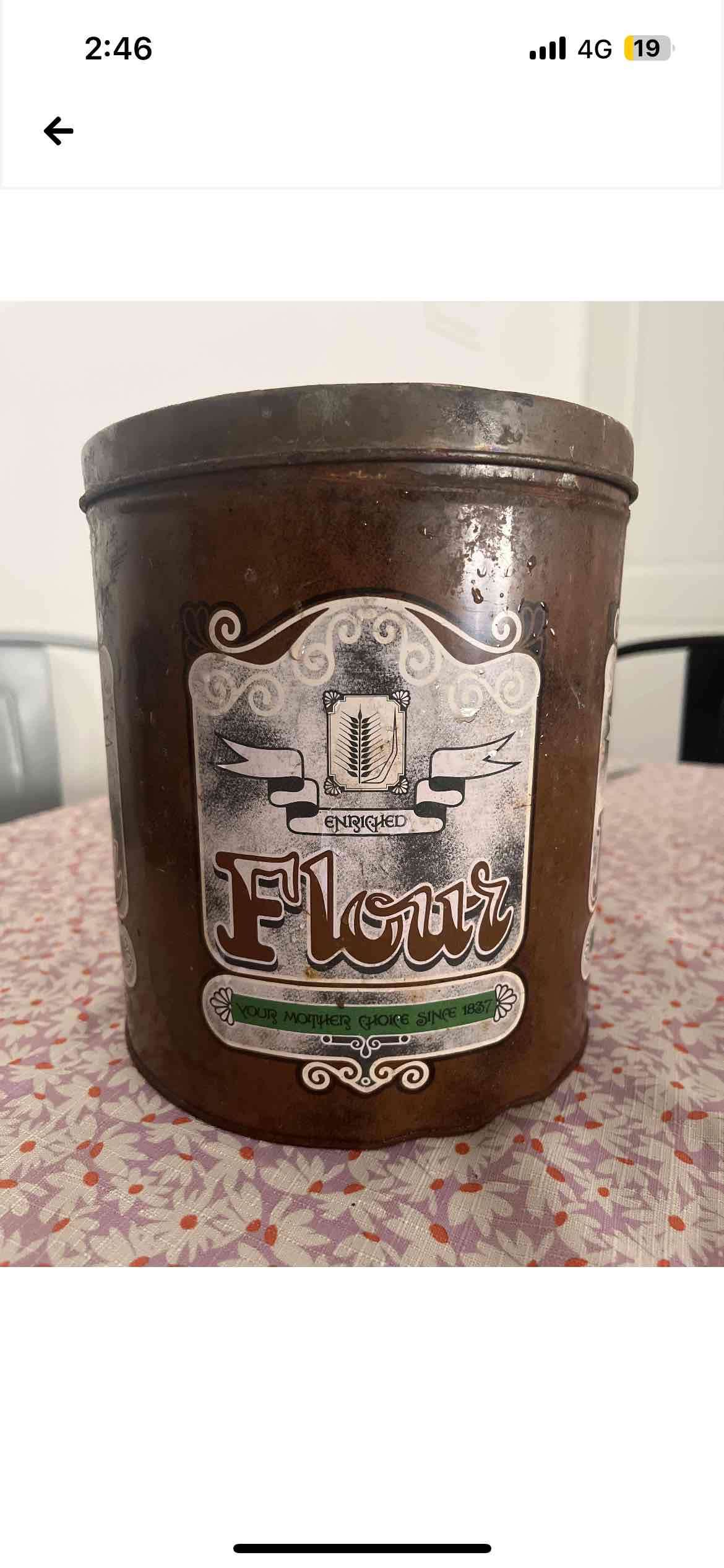 Set Latas vintage para arroz, harina azúcar y café - miniatura 2