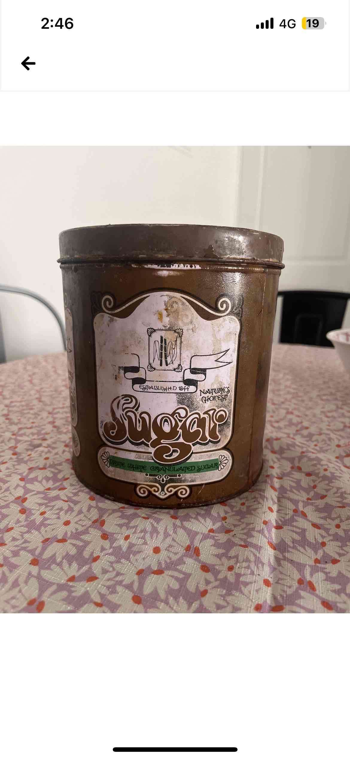 Set Latas vintage para arroz, harina azúcar y café - miniatura 3