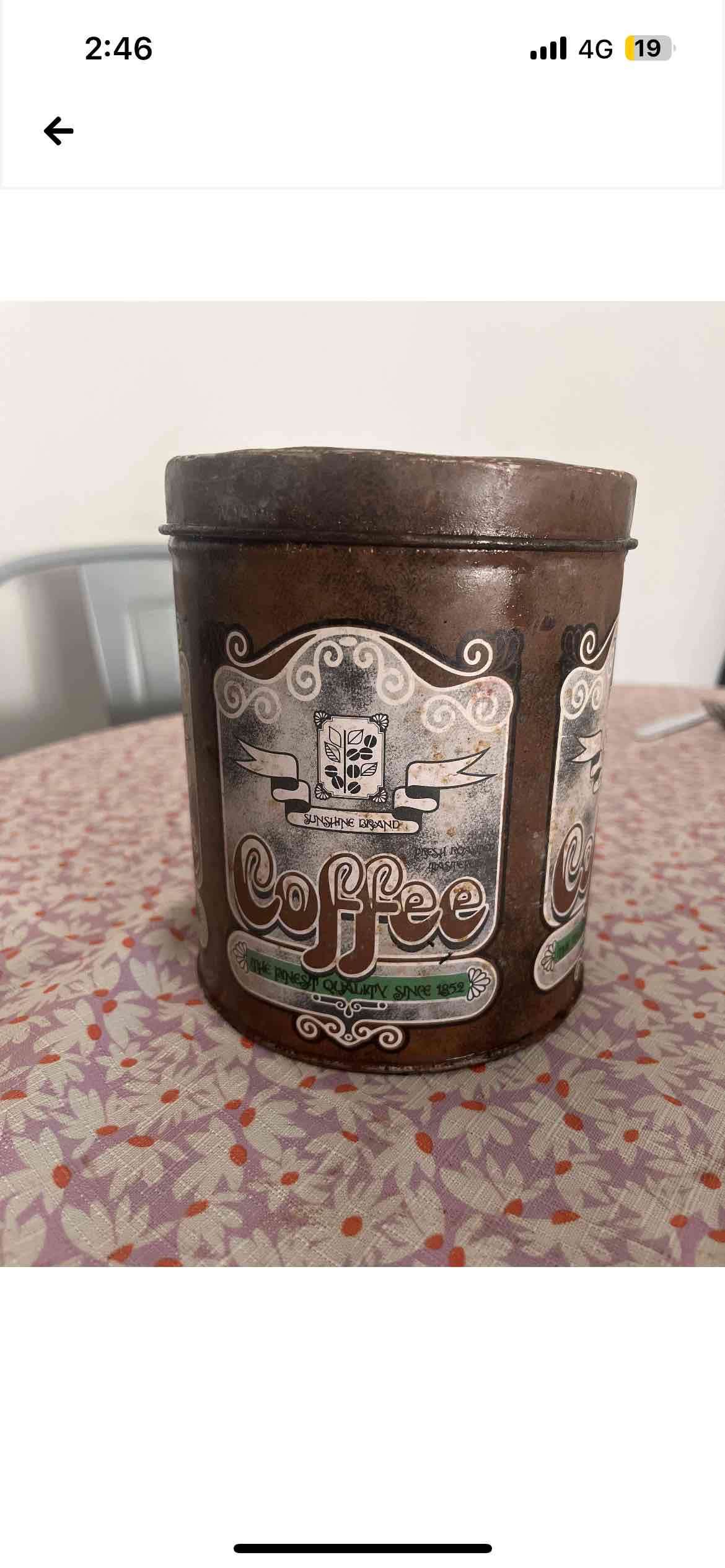 Set Latas vintage para arroz, harina azúcar y café - miniatura 4