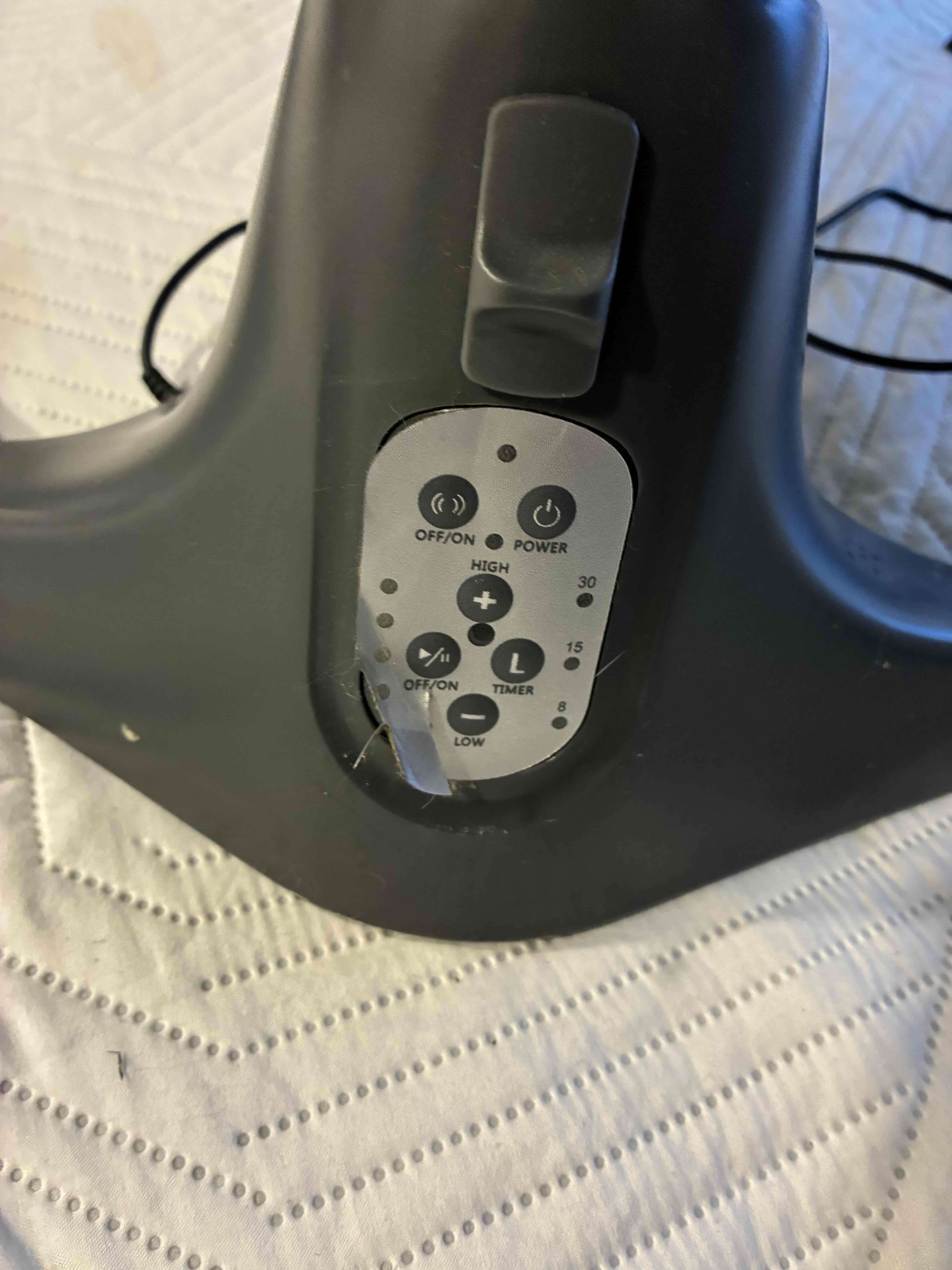 Silla mecedora para bebé gris - miniatura 5