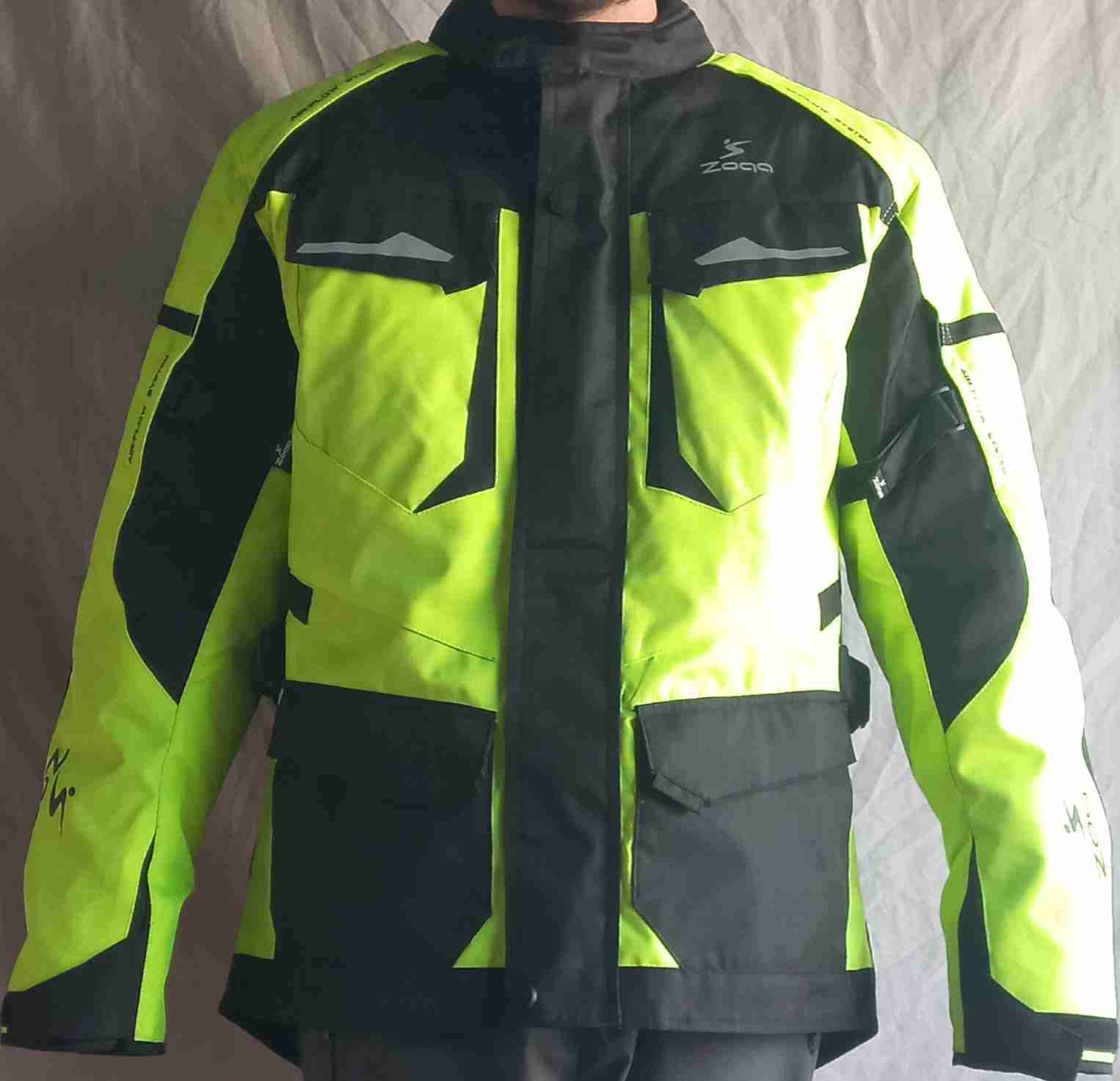 Chaqueta de moto  reflectante - miniatura 5